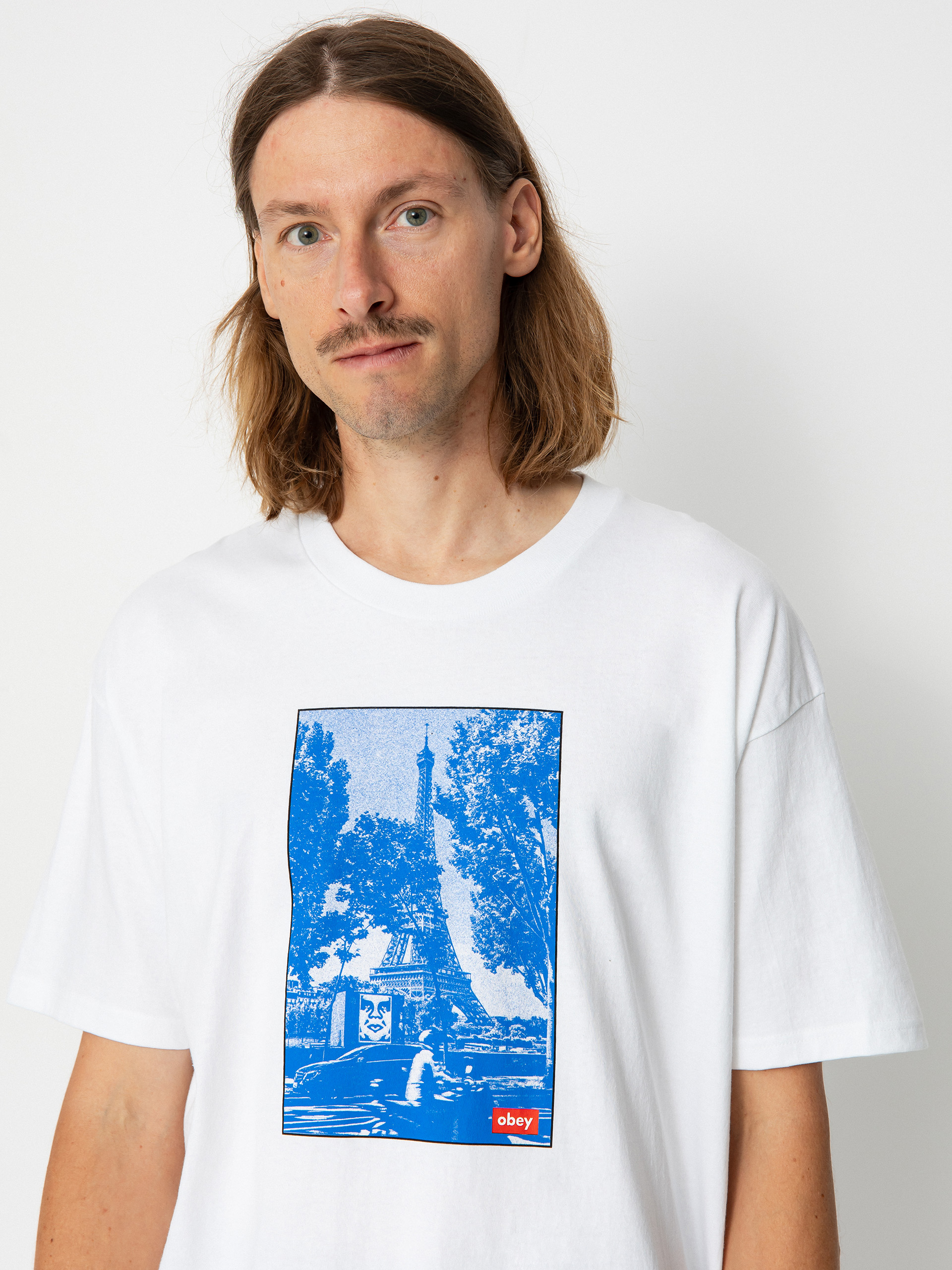 OBEY Paris Photo póló(white)
