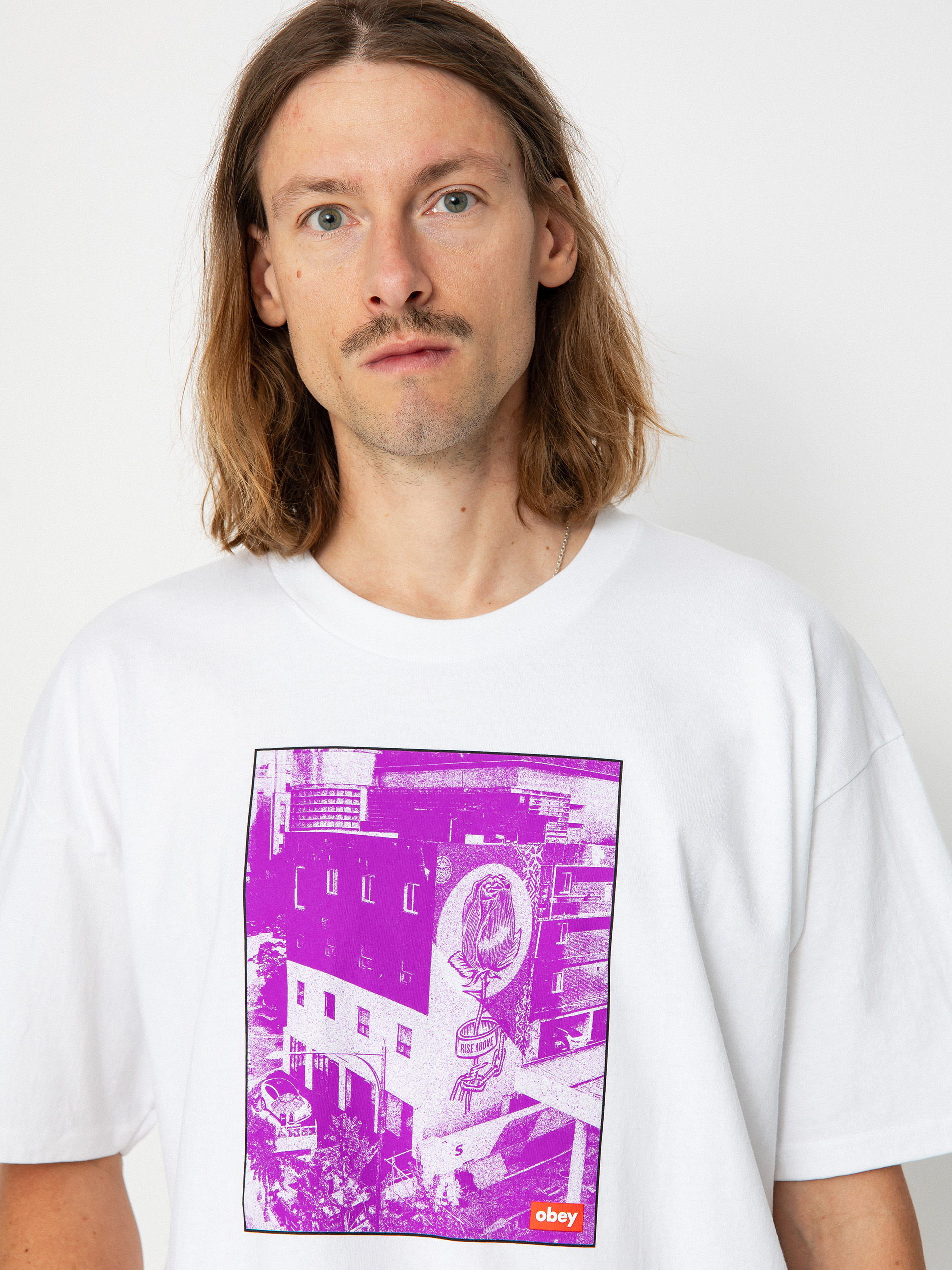 OBEY South Korea Photo póló(white)