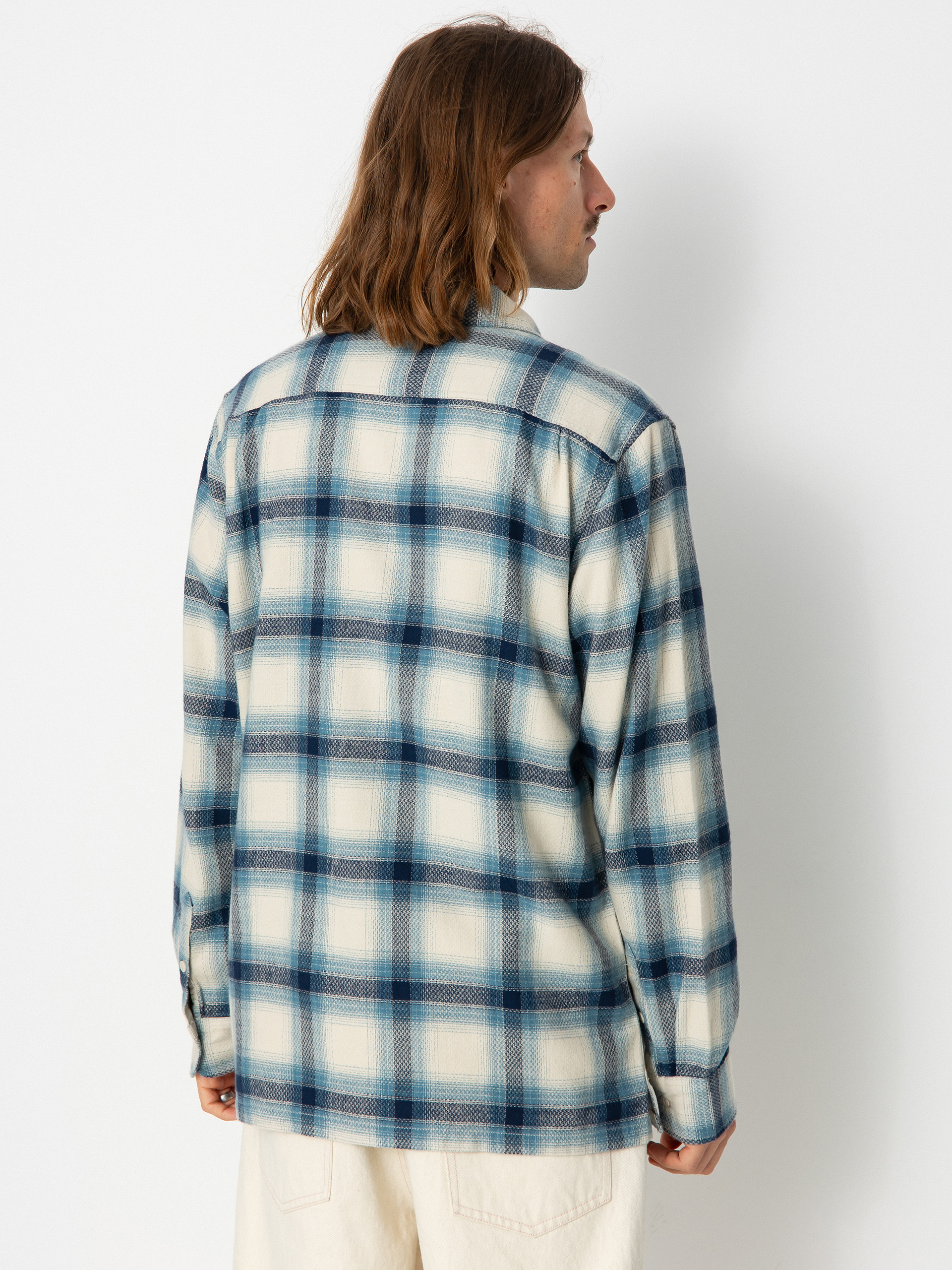 Vans Krug Ls Woven Ing (oatmeal/dress blues)