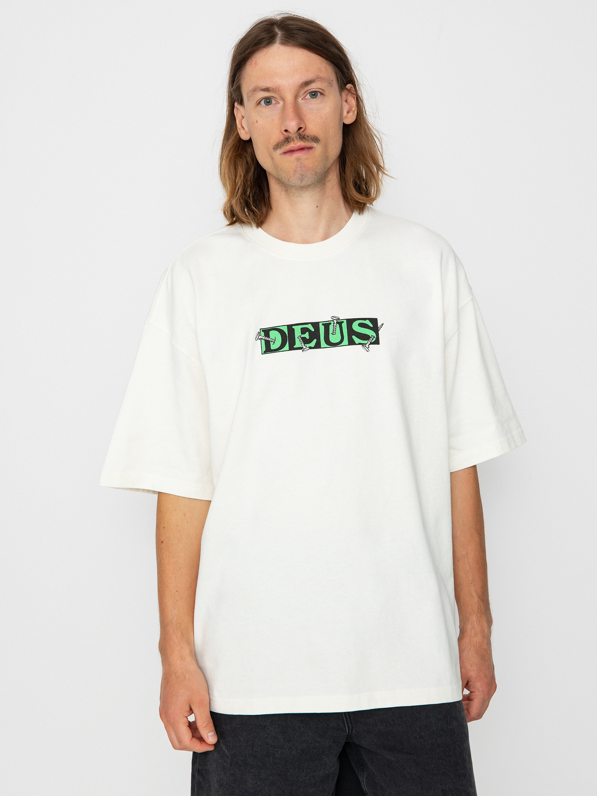 Deus Ex Machina Screw Loose póló (vintage white)