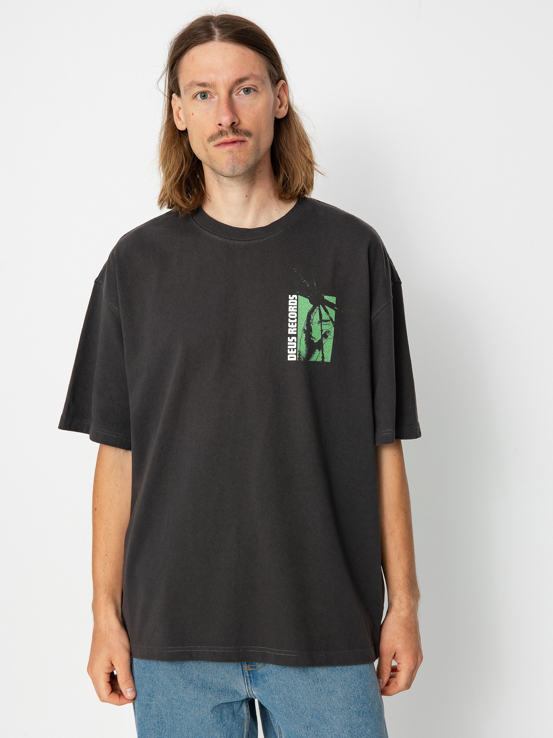 Deus Ex Machina Time And Sound póló (anthracite)