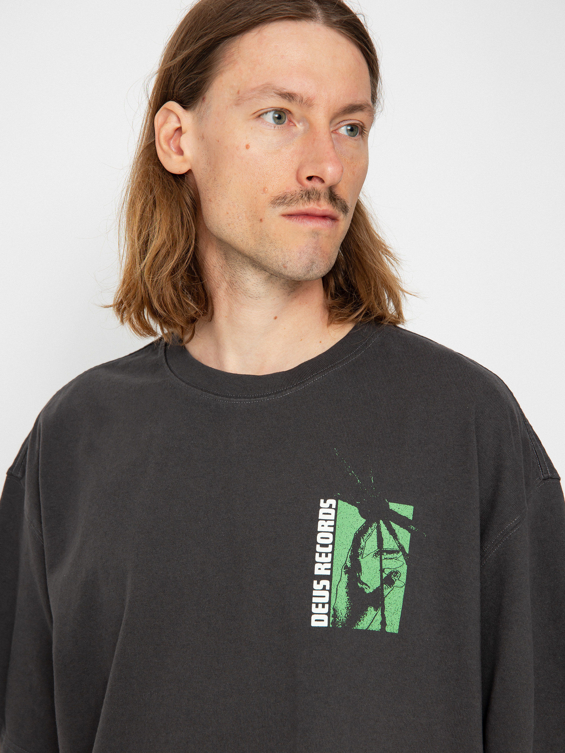 Deus Ex Machina Time And Sound póló (anthracite)