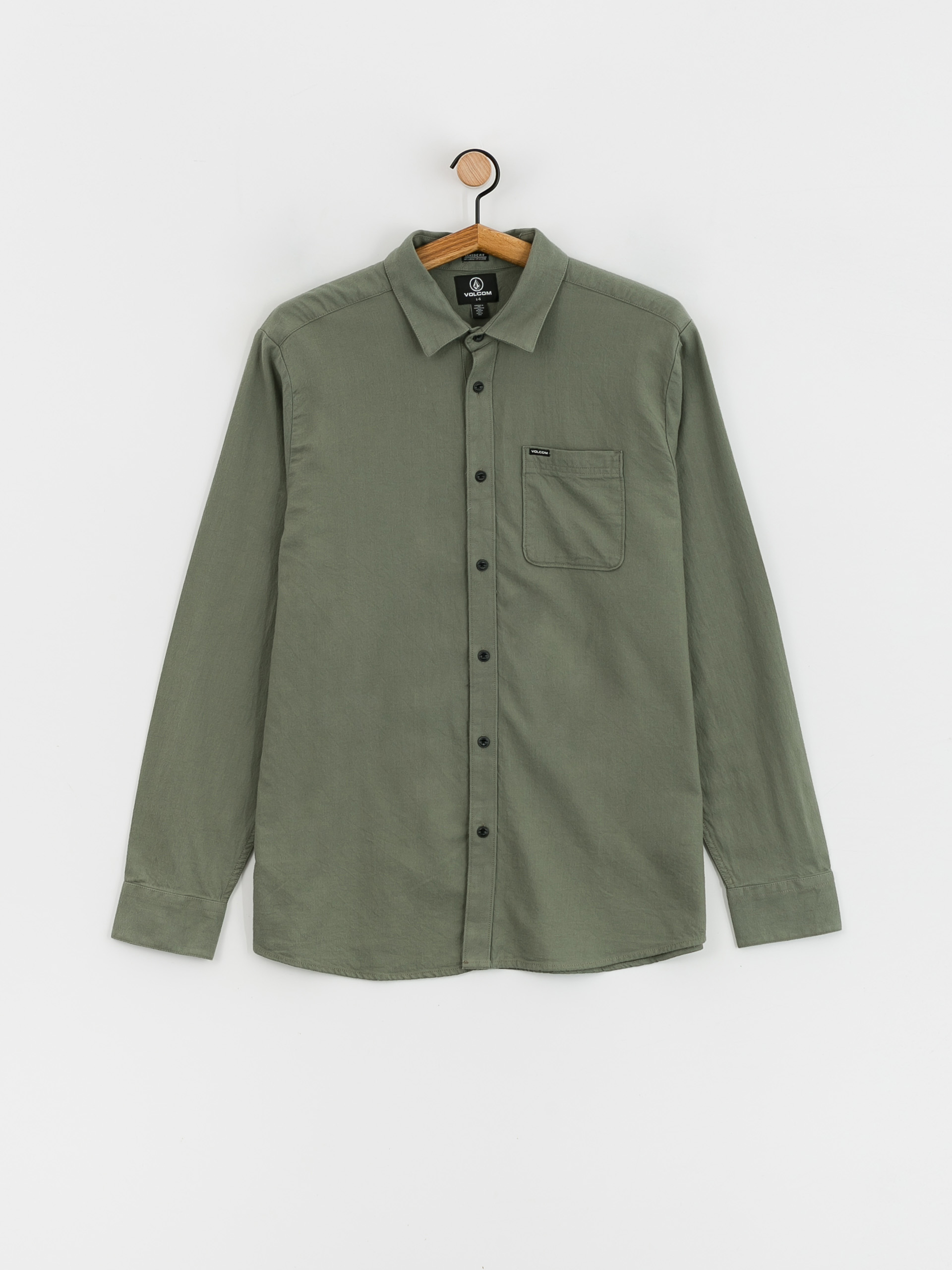 Volcom Caden Solid Ls Ing (agave)