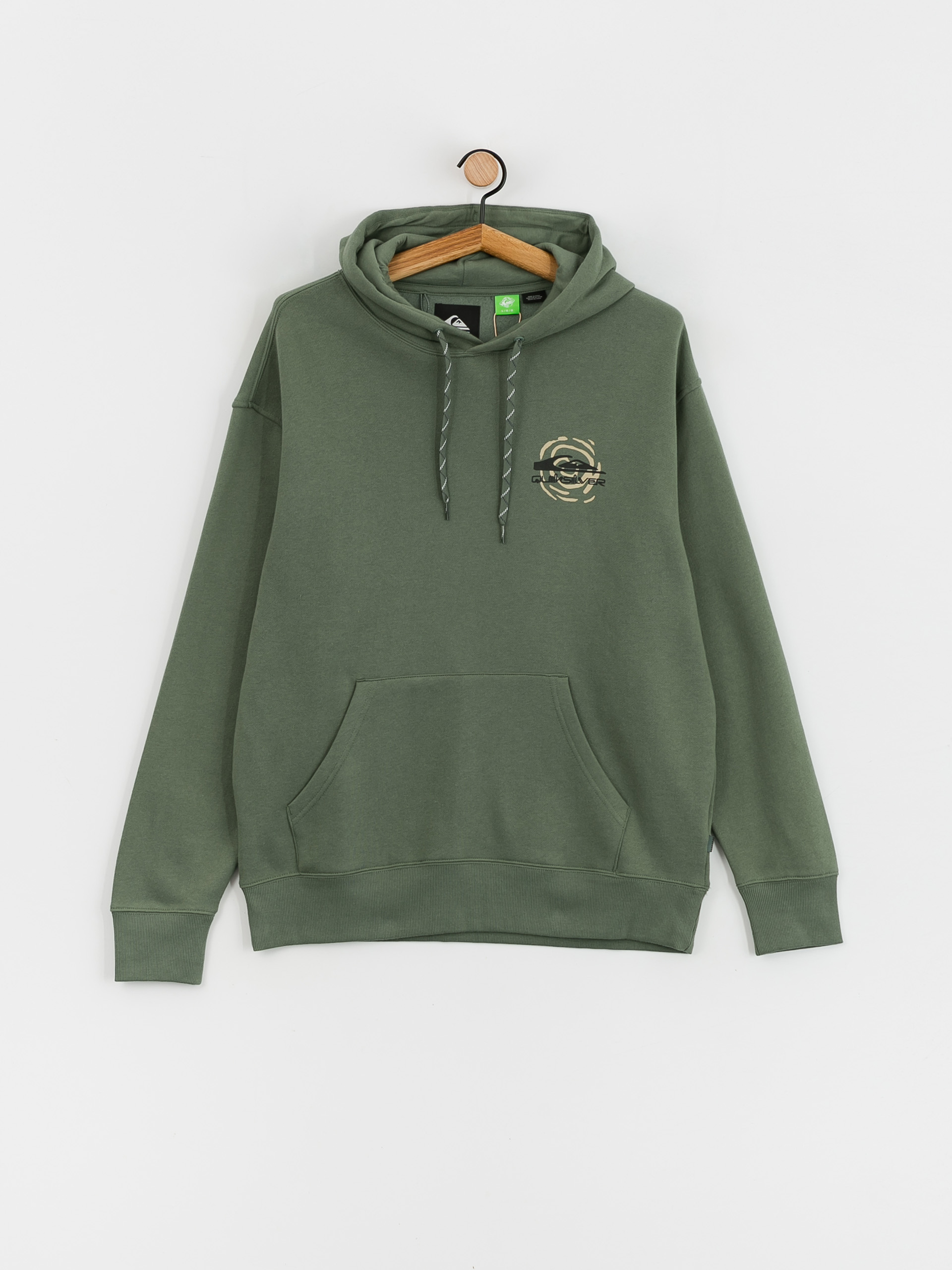 Quiksilver Moonlit Mountai HD Kapucnis pulóver (laurel wreath)