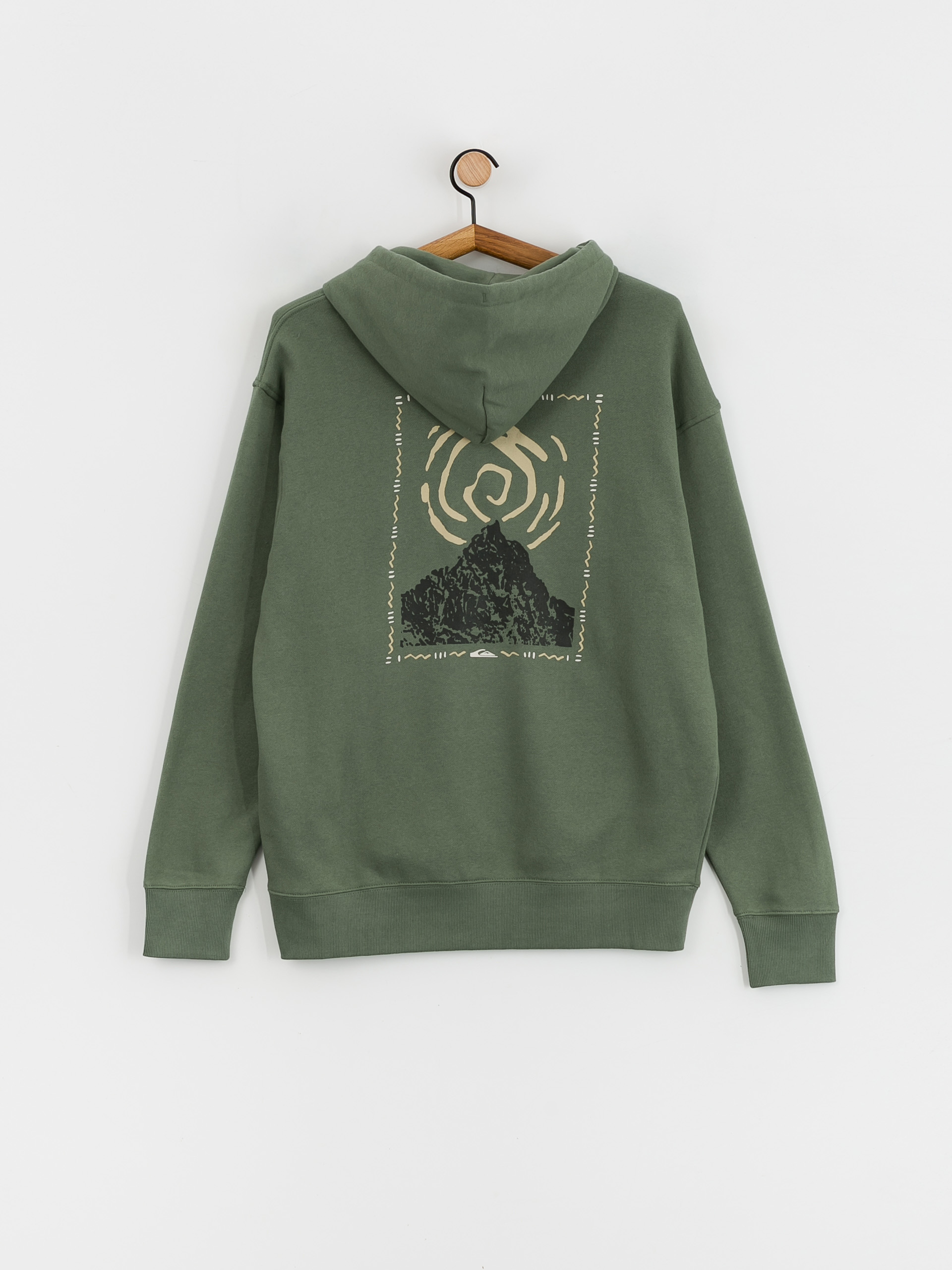 Quiksilver Moonlit Mountai HD Kapucnis pulóver (laurel wreath)