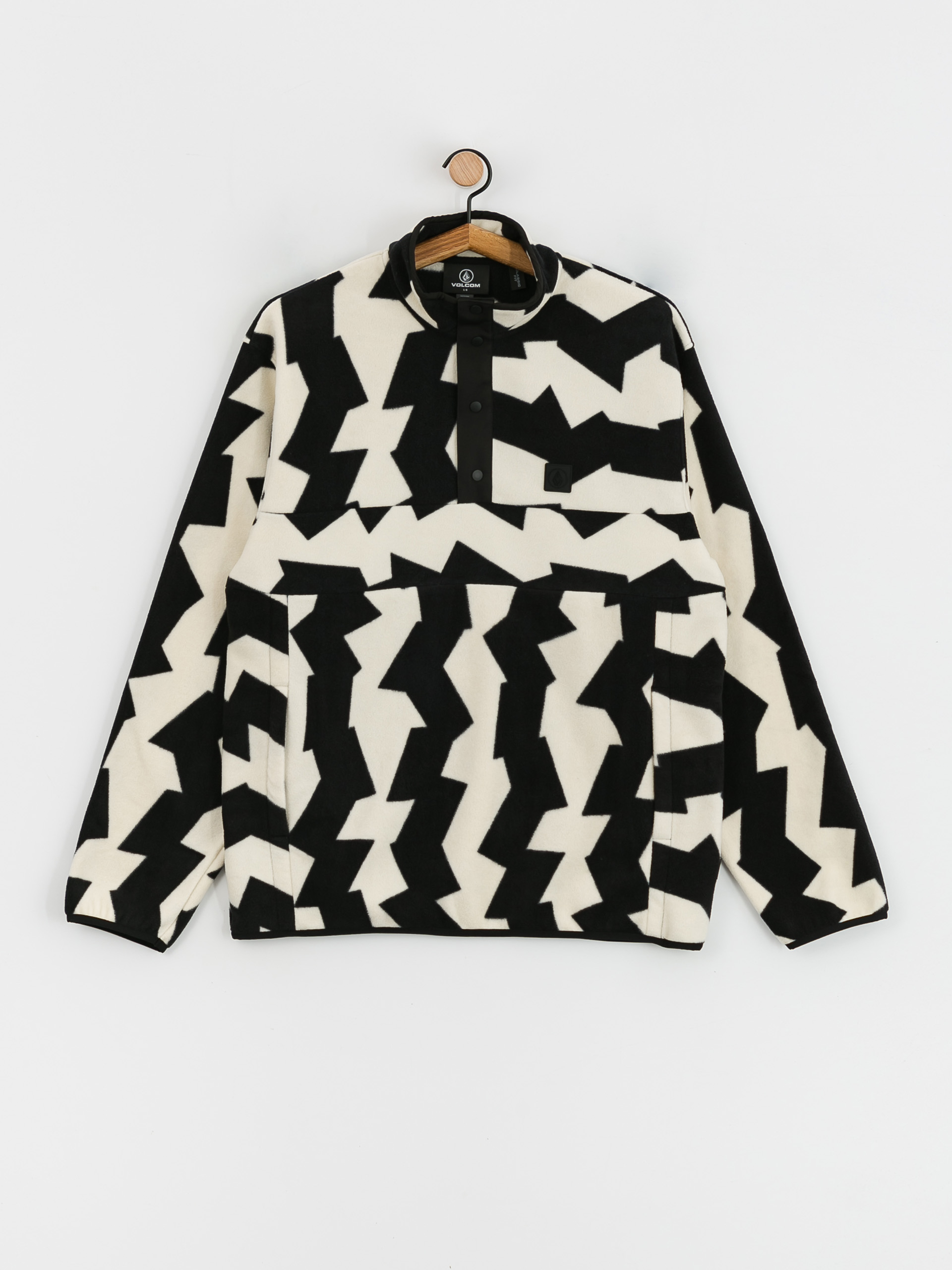 Férfi Volcom Error92 Mock Neck Polár pulóver (dirty white)