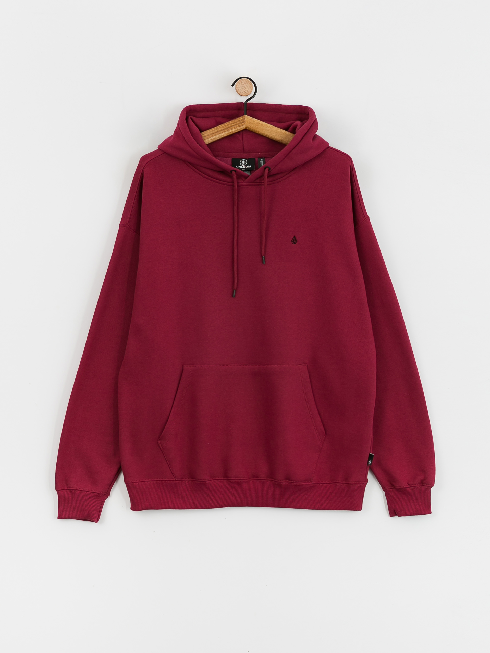 Volcom Single Stone HD Kapucnis pulóver (wine)