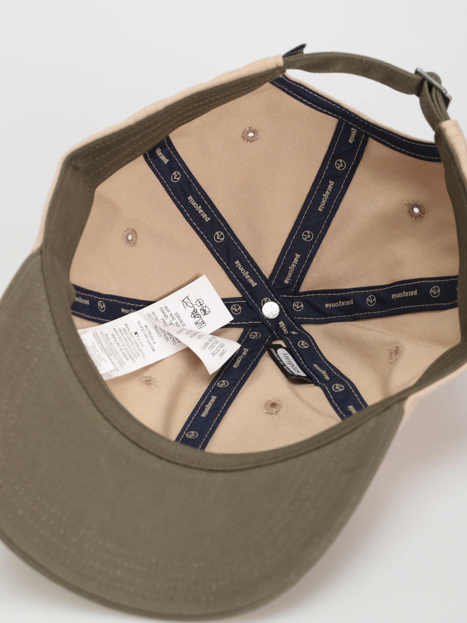 Patagonia Fitz Roy Icon Trad Baseball sapka (text logo/oar tan)