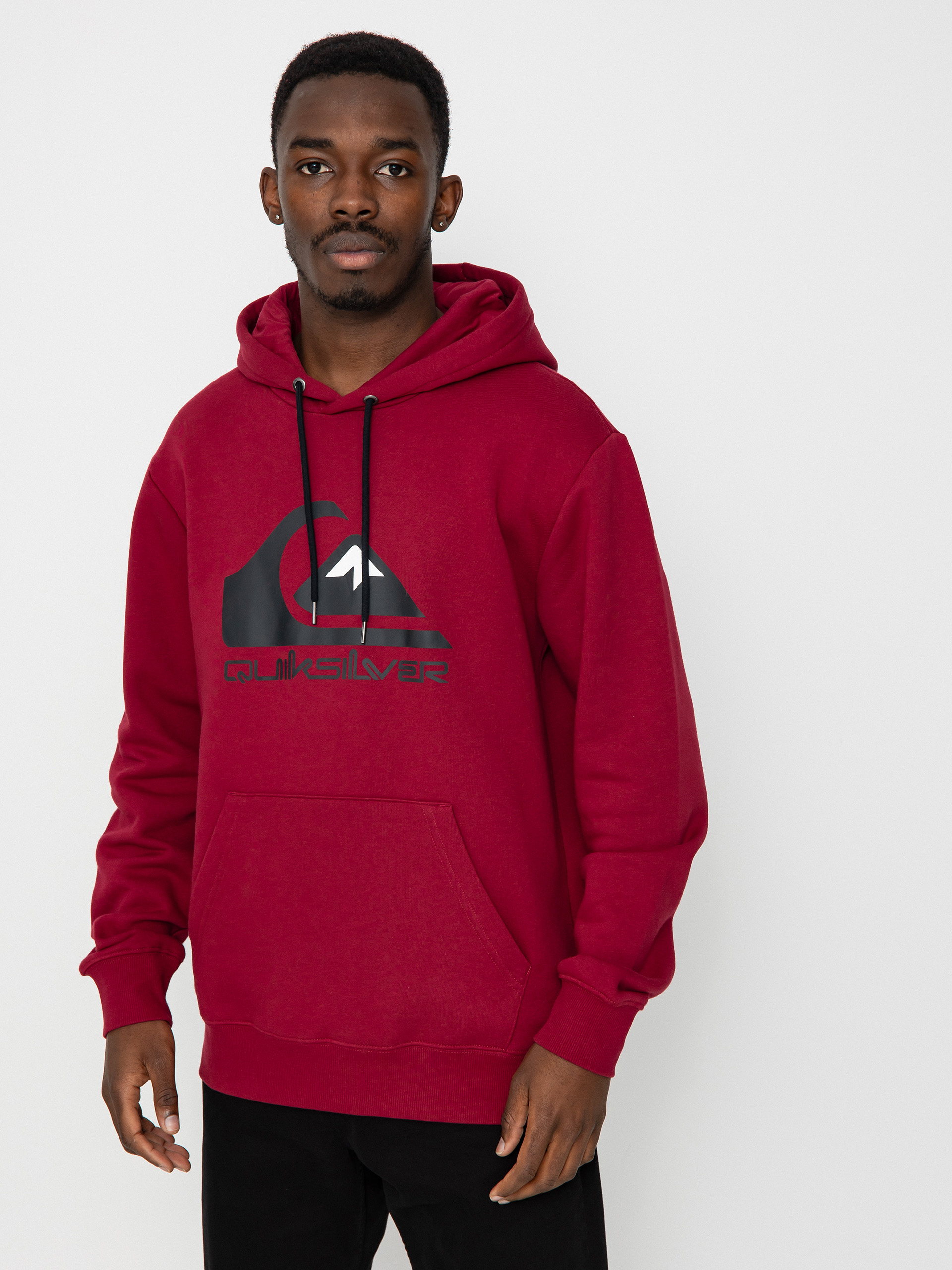 Quiksilver Big Logo HD Kapucnis pulóver (tibetan red)