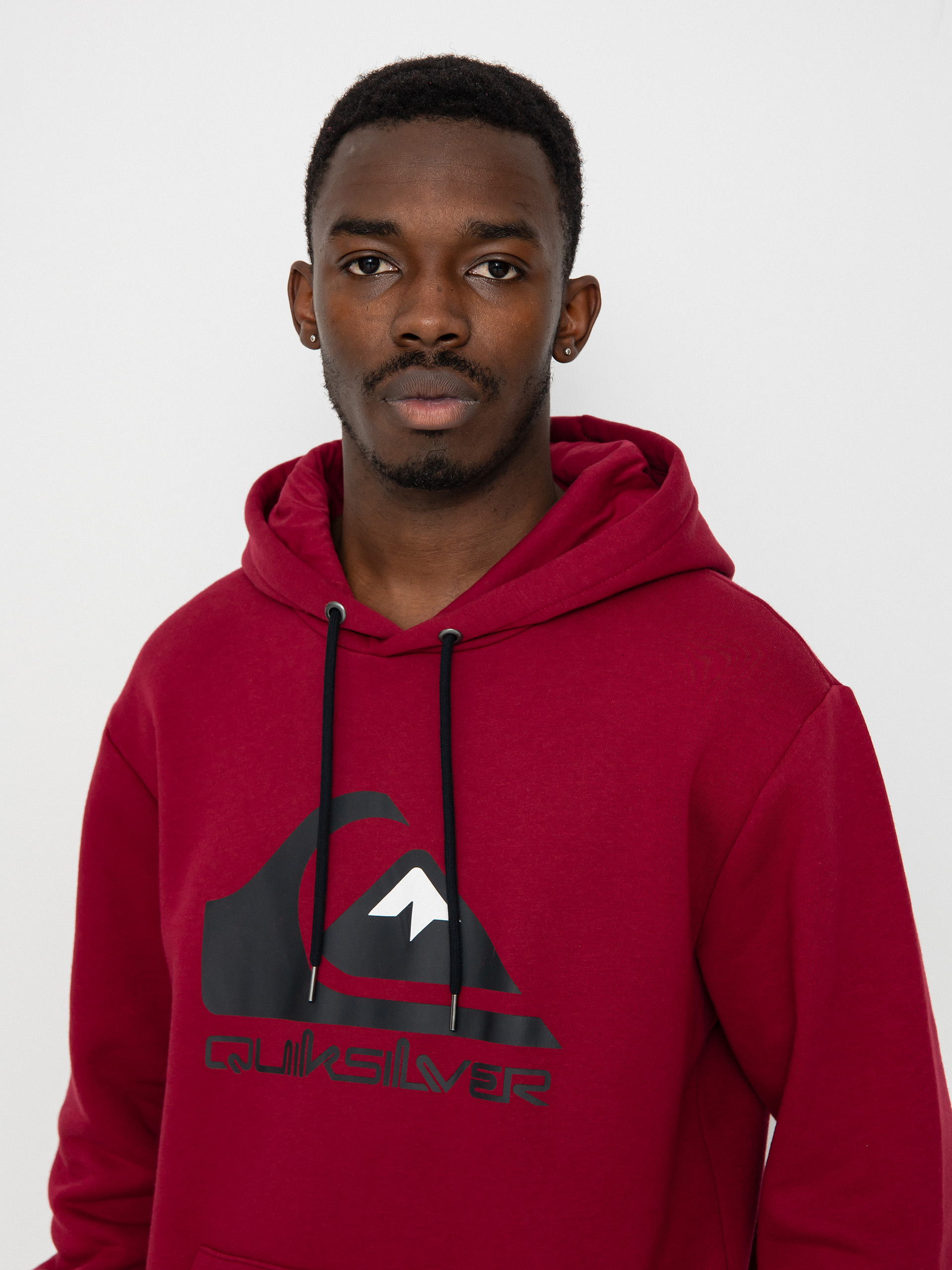 Quiksilver Big Logo HD Kapucnis pulóver (tibetan red)