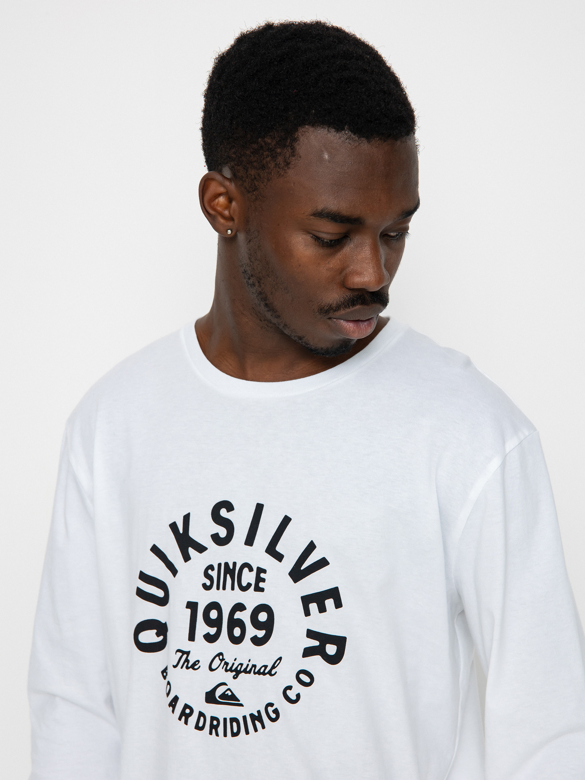 Quiksilver Circled Script Front Hosszú ujjú felső (white)