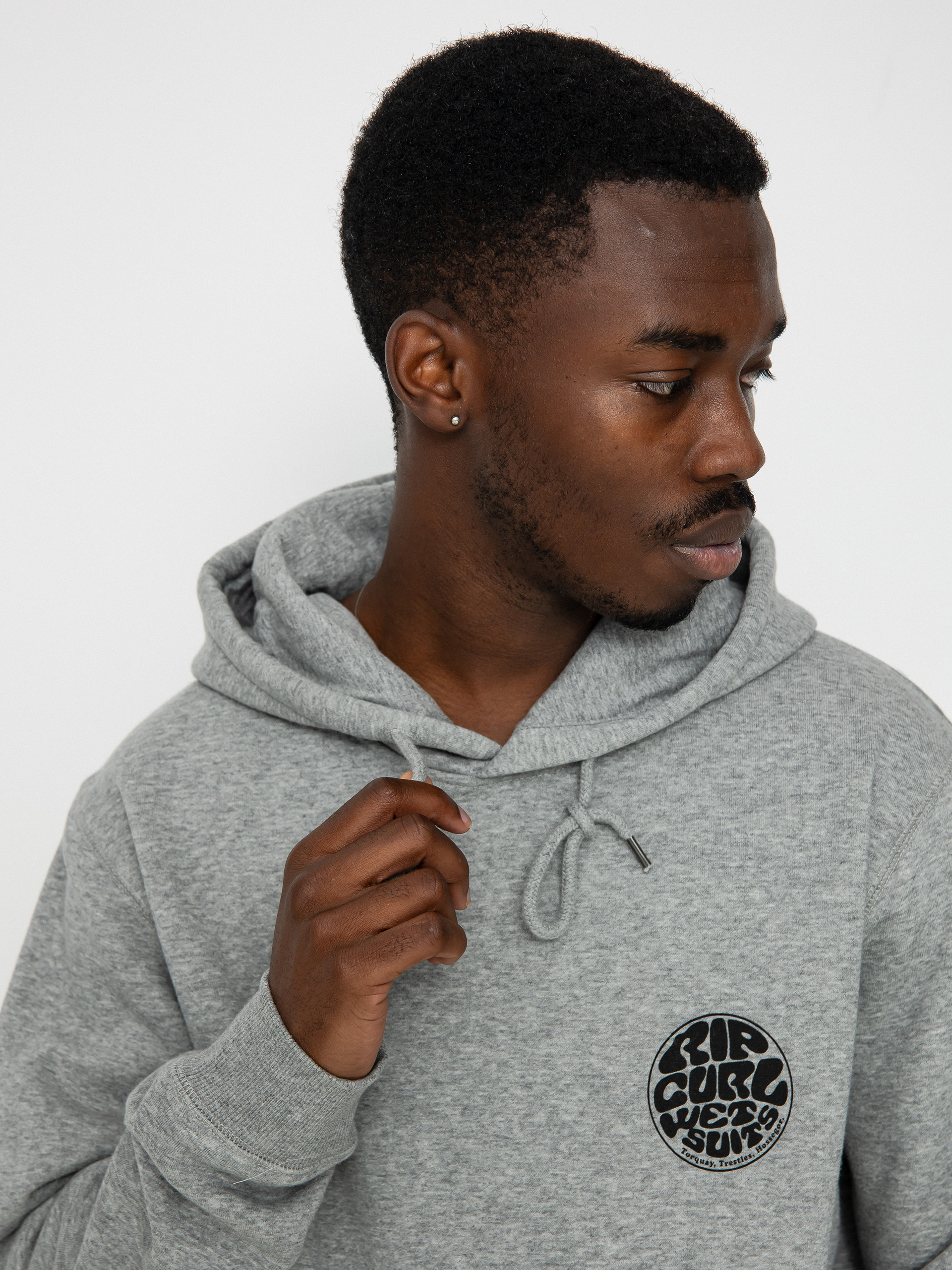 Rip Curl Wetsuit Icon HD Kapucnis pulóver (grey marle)