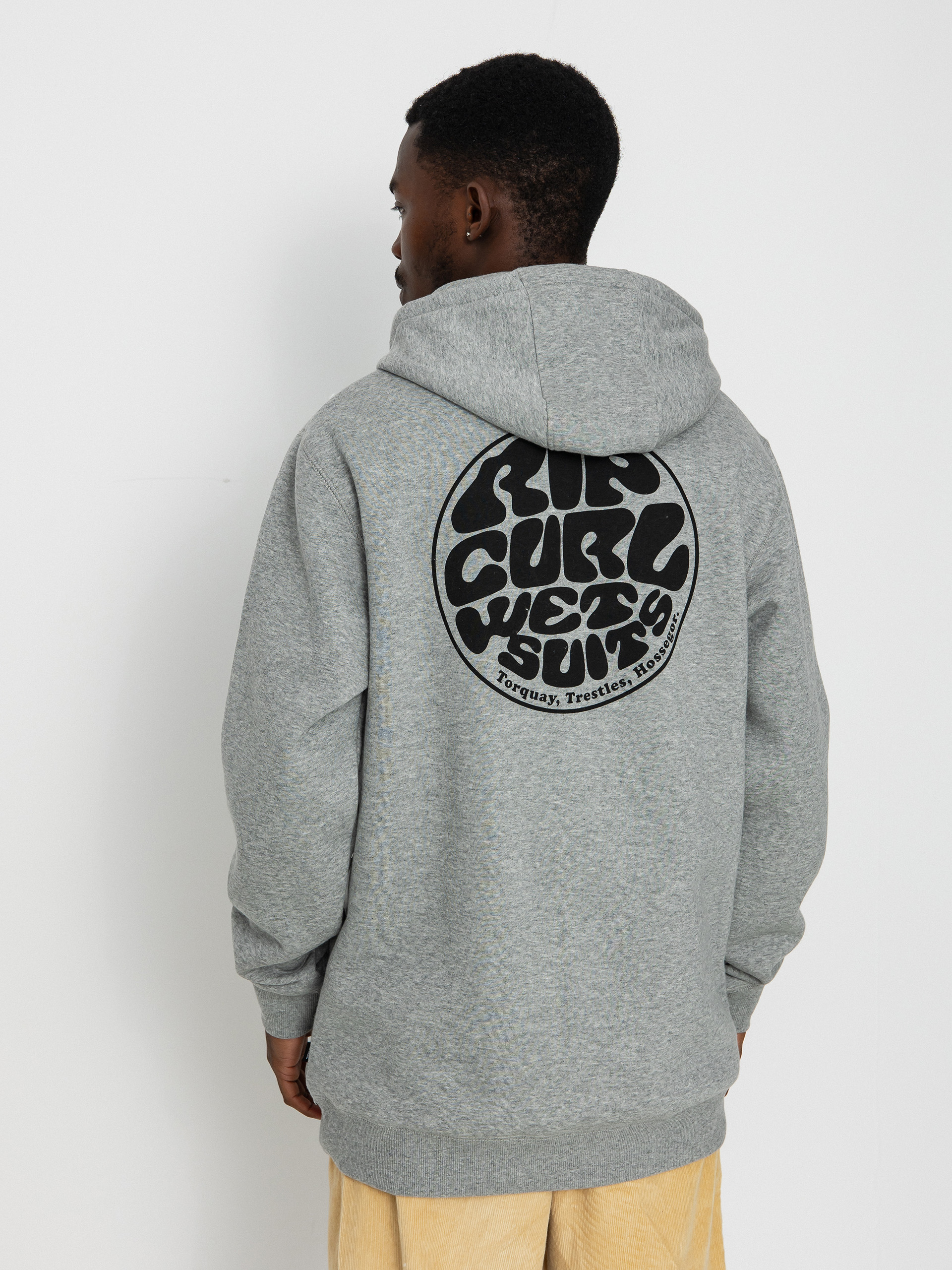 Rip Curl Wetsuit Icon HD Kapucnis pulóver (grey marle)