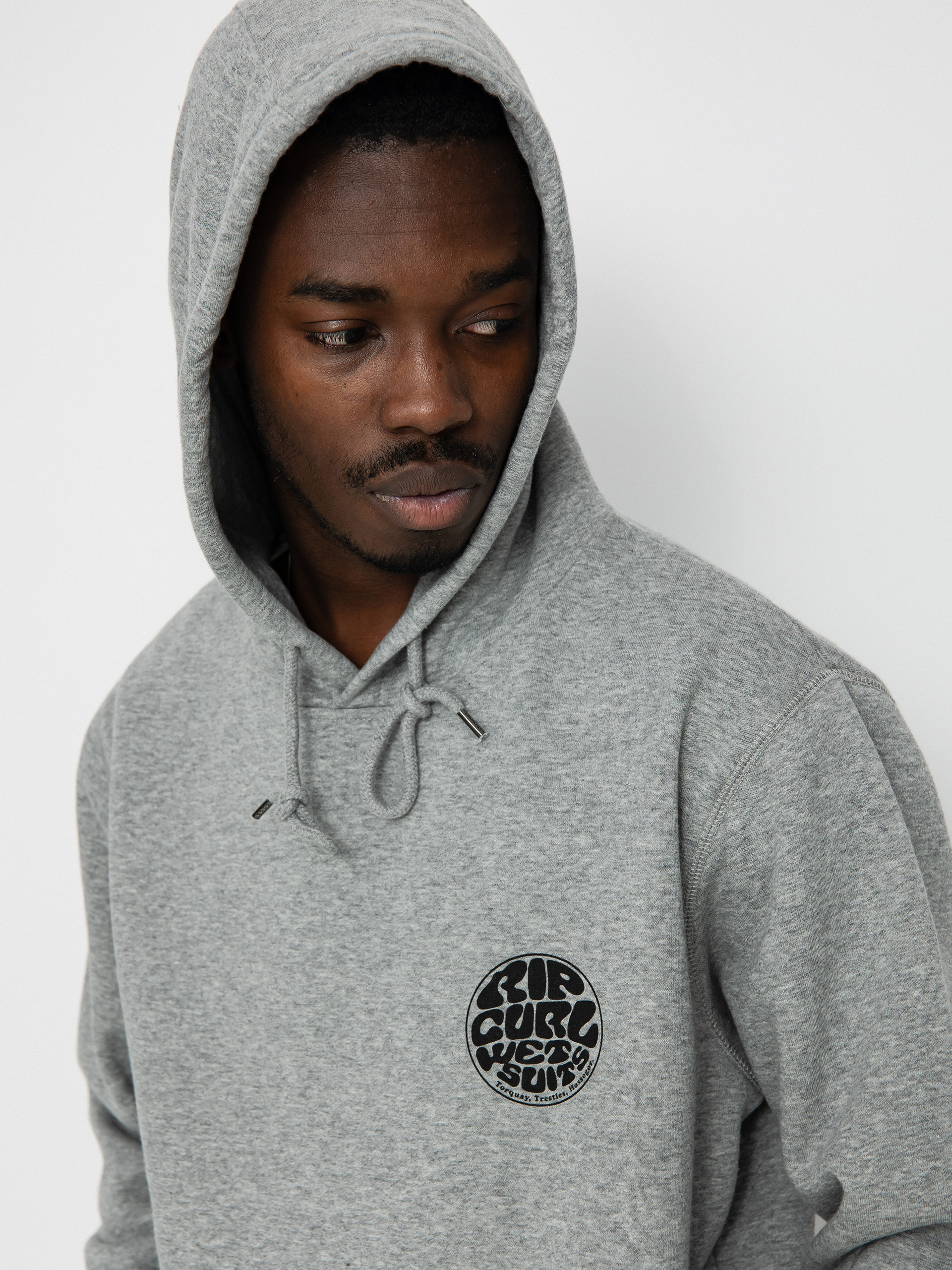 Rip Curl Wetsuit Icon HD Kapucnis pulóver (grey marle)