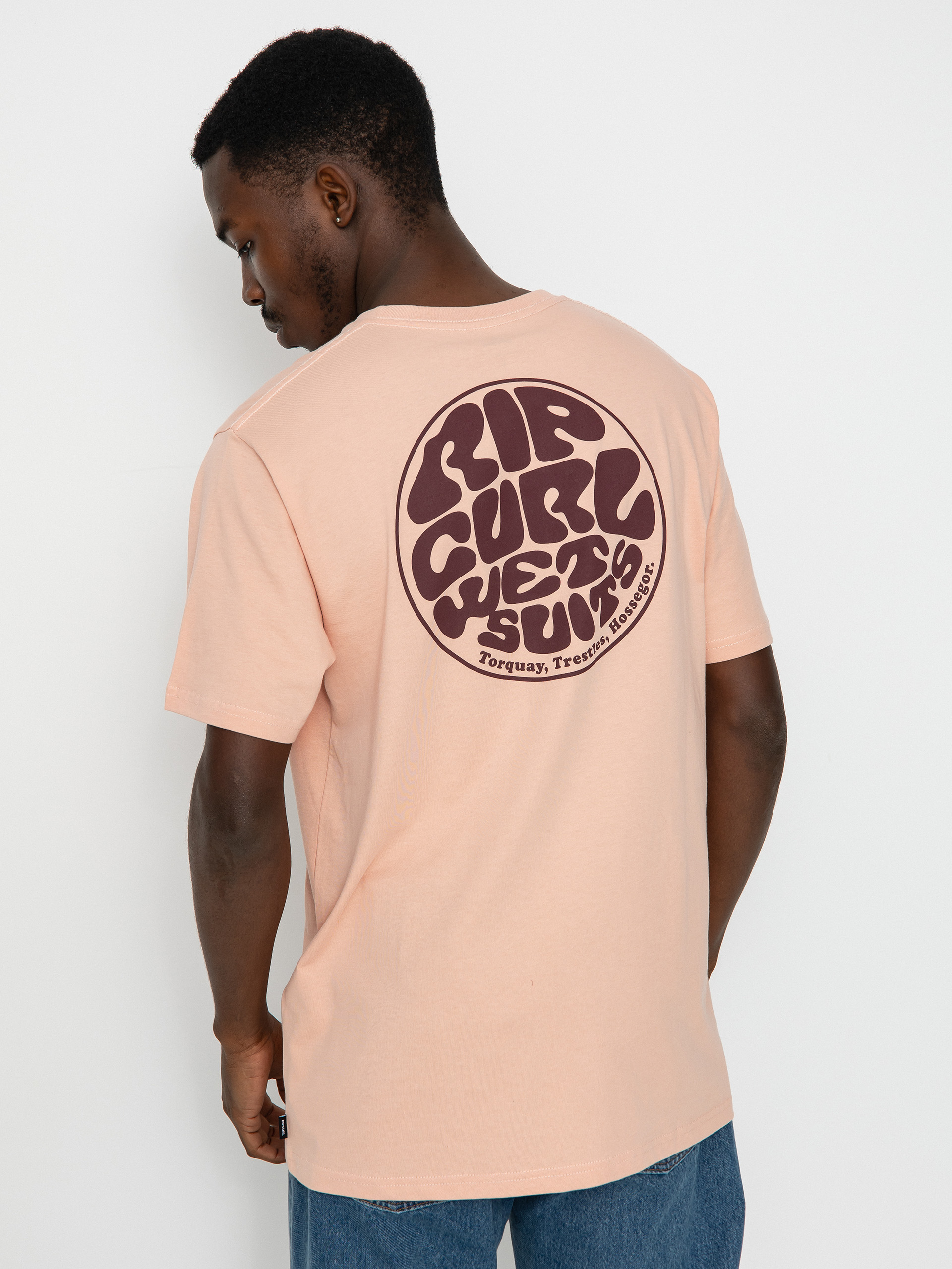 Rip Curl Wetsuit Icon póló (light peach)