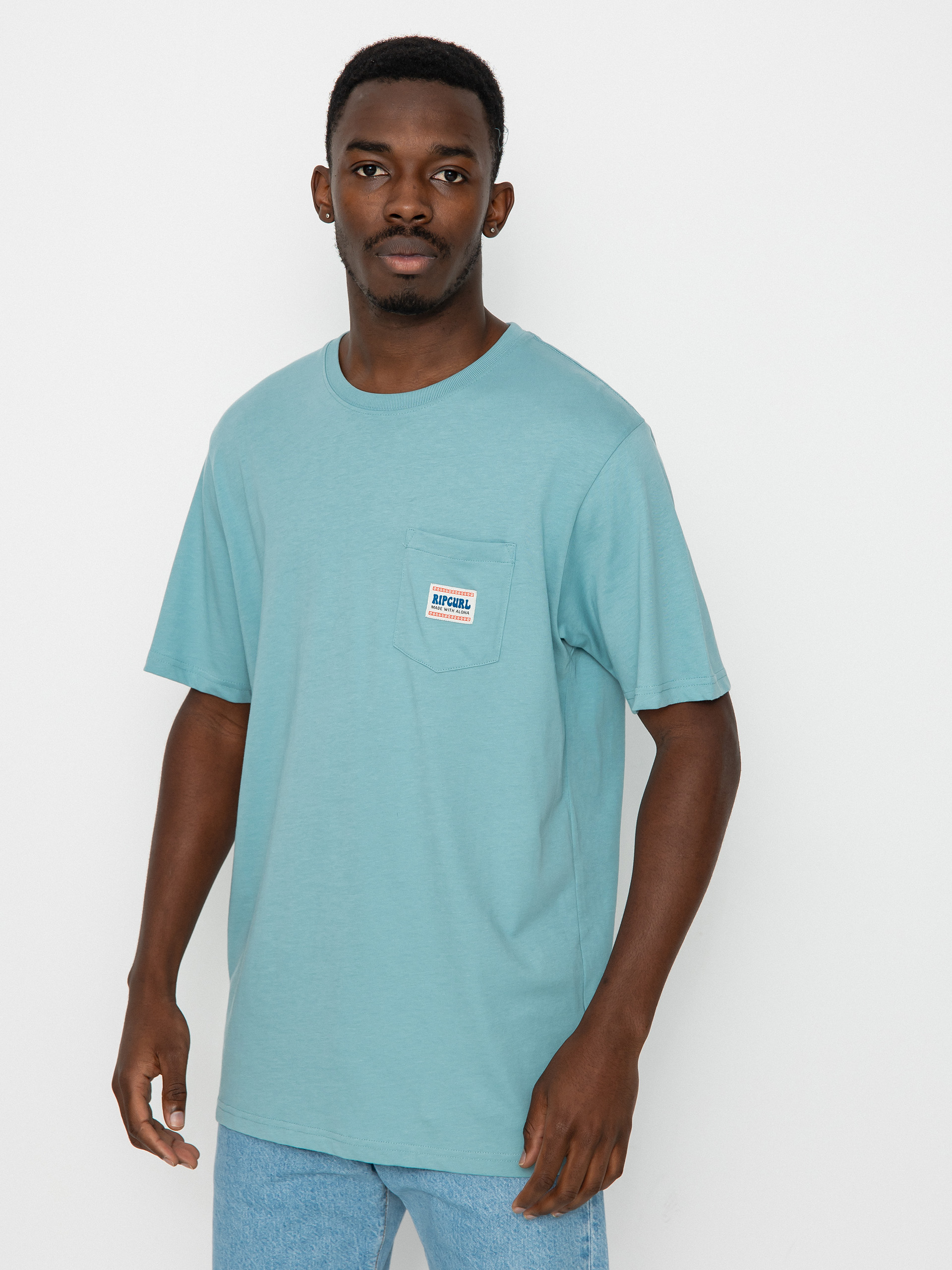 Rip Curl Horizon Badge póló (dusty blue)