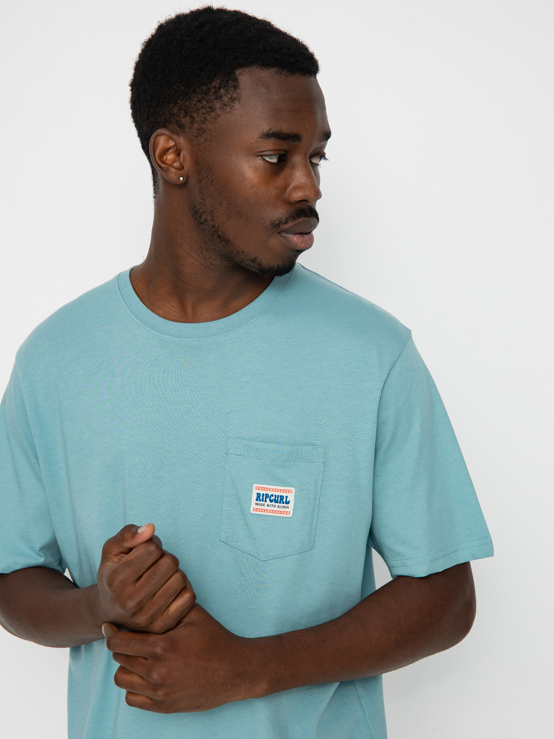 Rip Curl Horizon Badge póló (dusty blue)