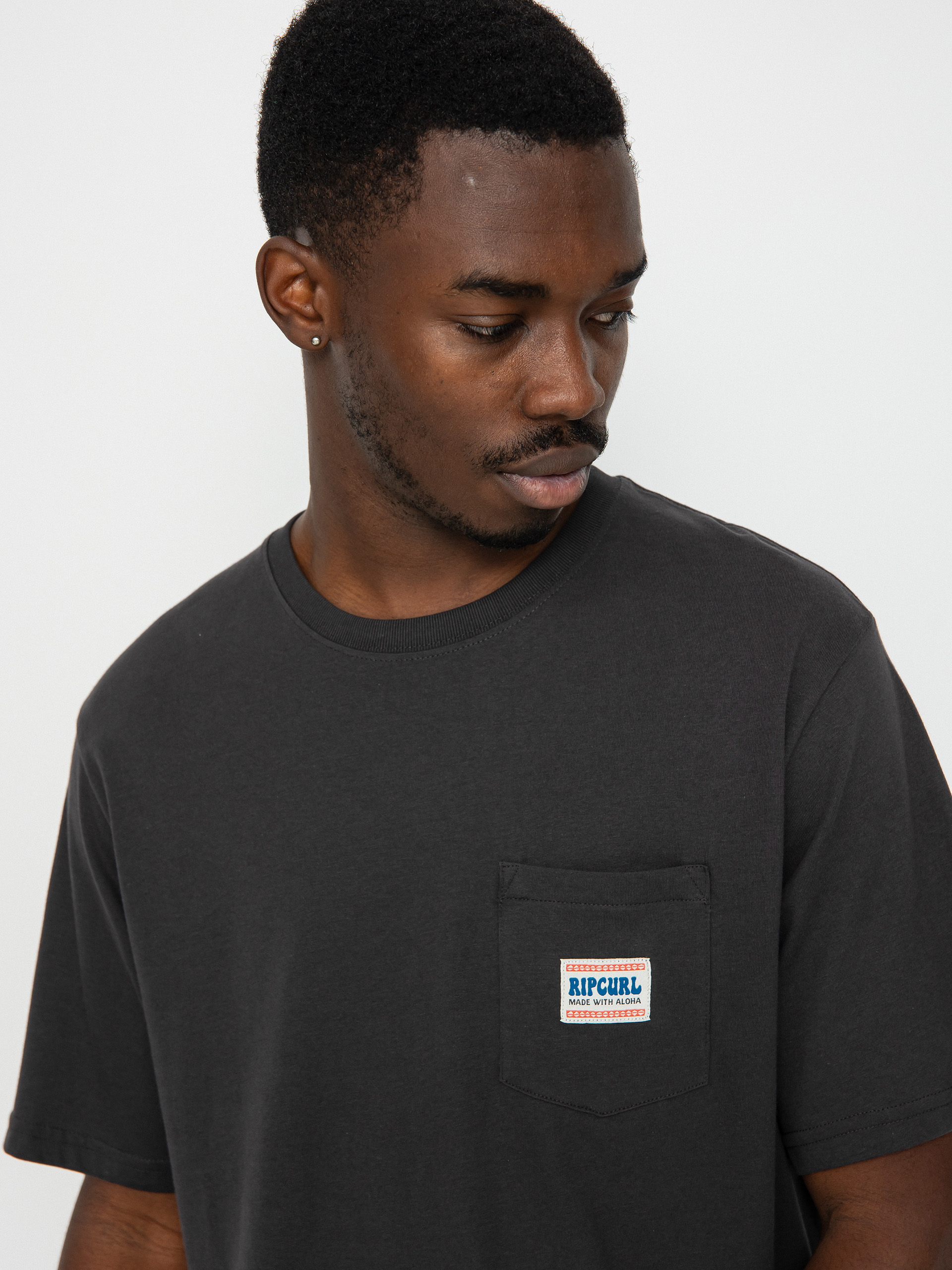 Rip Curl Horizon Badge póló (washed black)