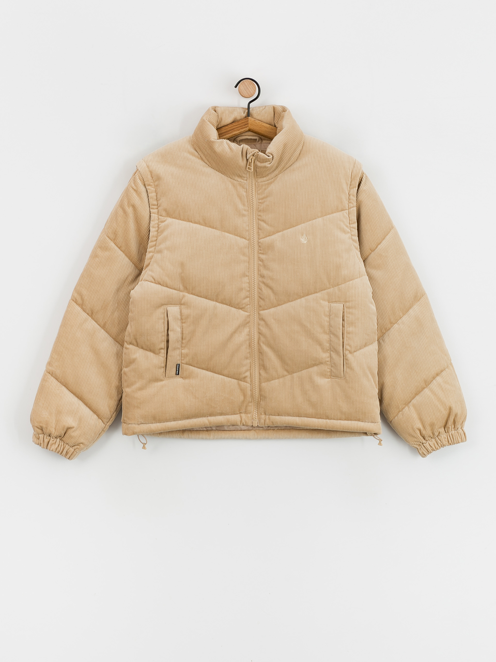 Volcom Cord'N Puff Dzseki Wmn (khaki)