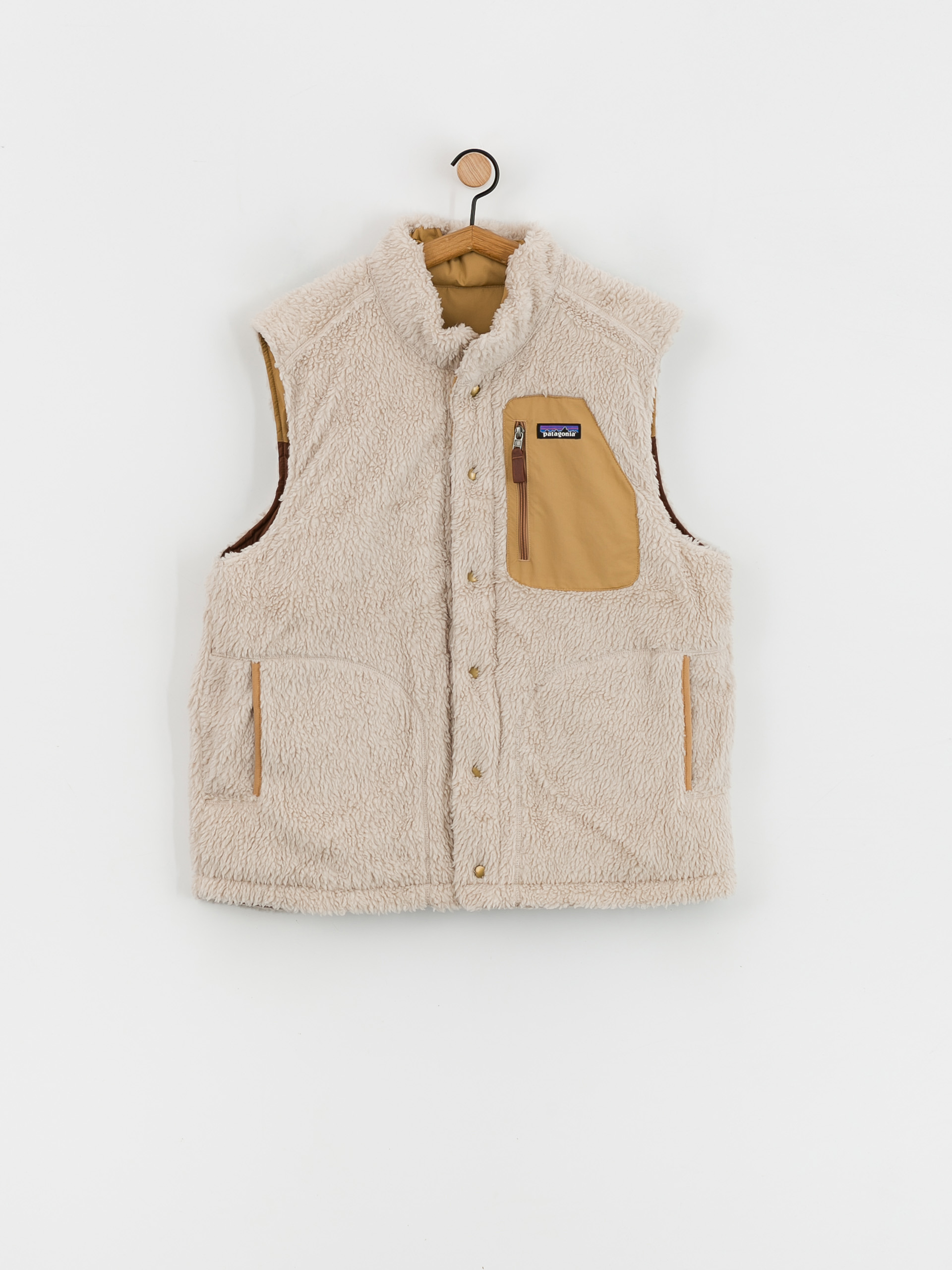 Patagonia Reversible Bivy Down Vest Mellény (moose brown)