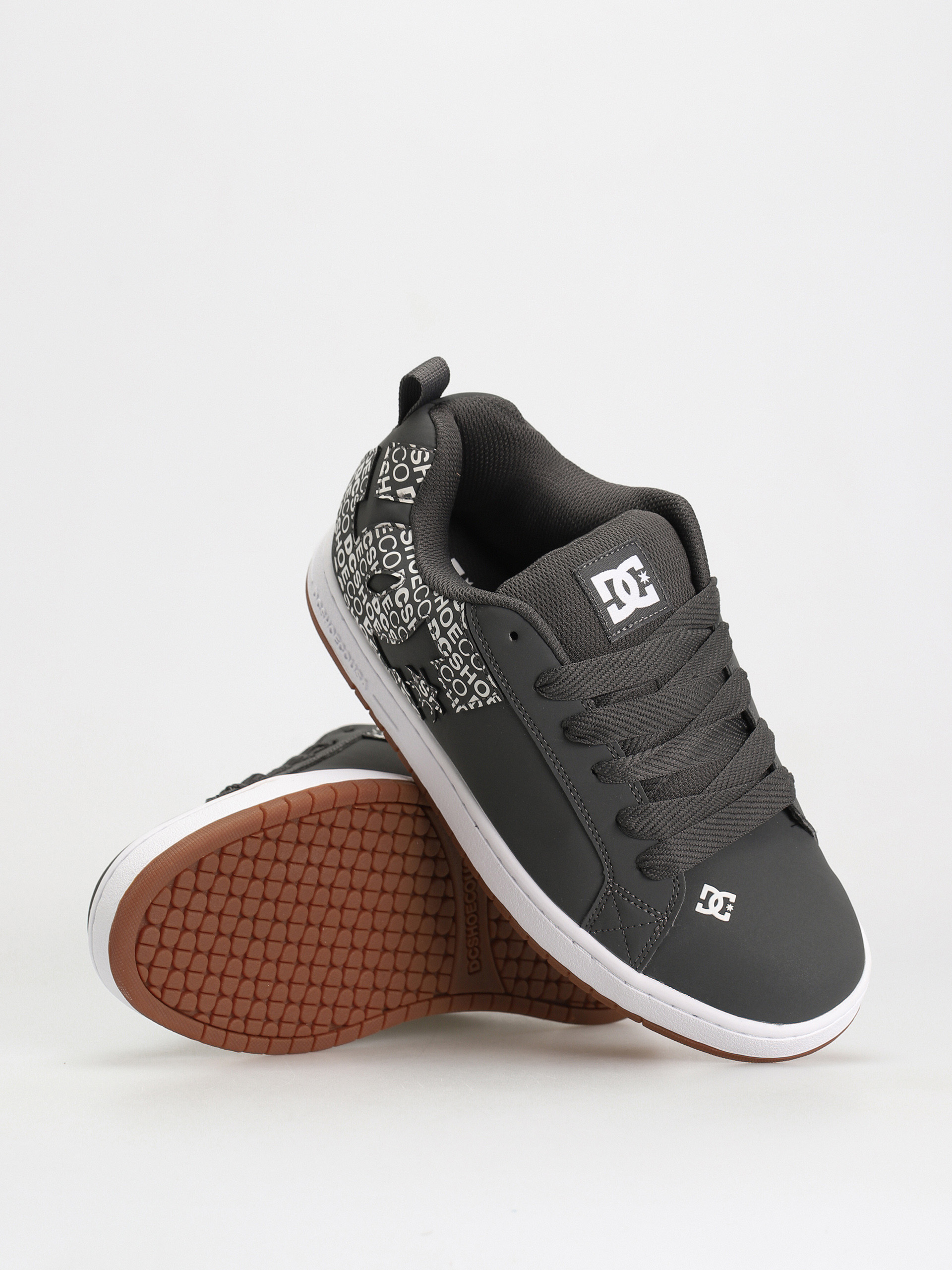 DC Court Graffik Cipők (dark grey/white)
