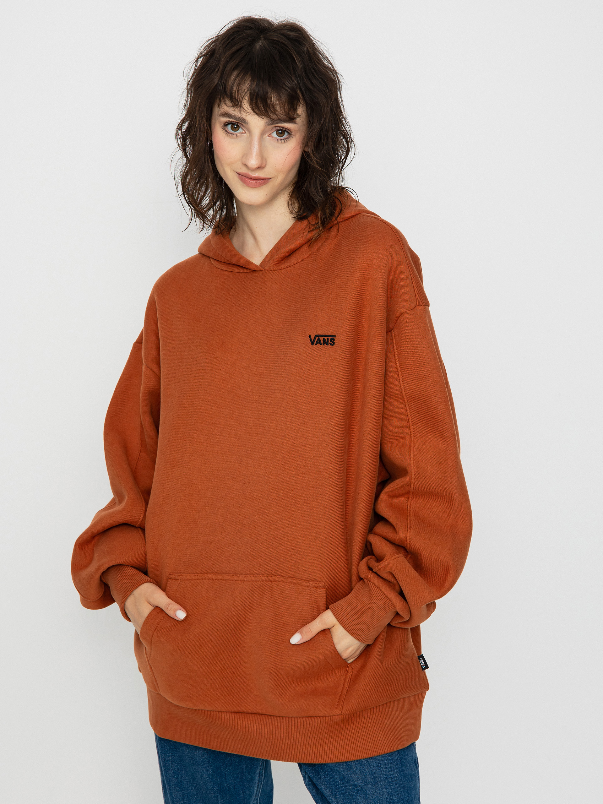 Vans Comfycush Ls HD Kapucnis pulóver Wmn (comfycush dusk downer ginger bread)