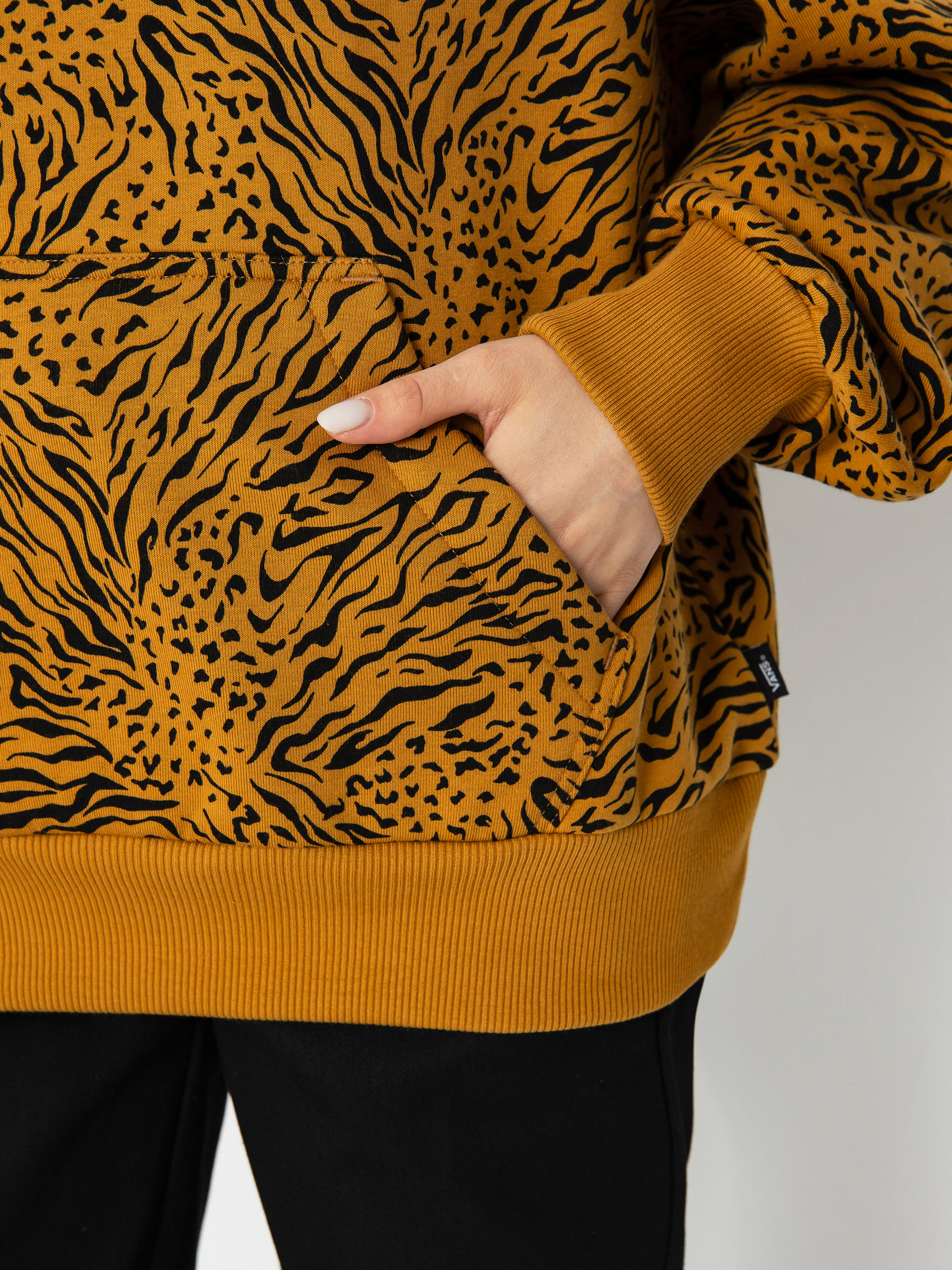 Vans Scout Animal HD Kapucnis pulóver Wmn (dusk downer golden brown)