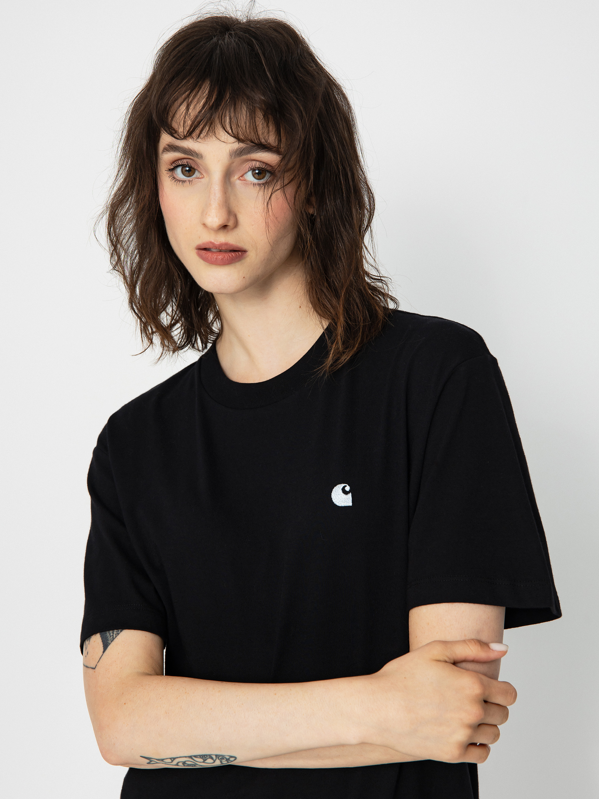 Carhartt WIP Casey Póló Wmn (black/silver)