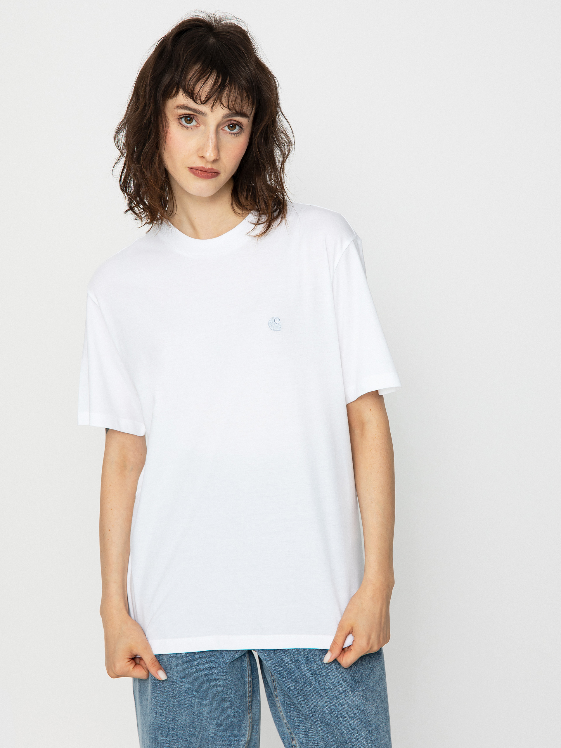 Carhartt WIP Casey póló Wmn (white/silver)