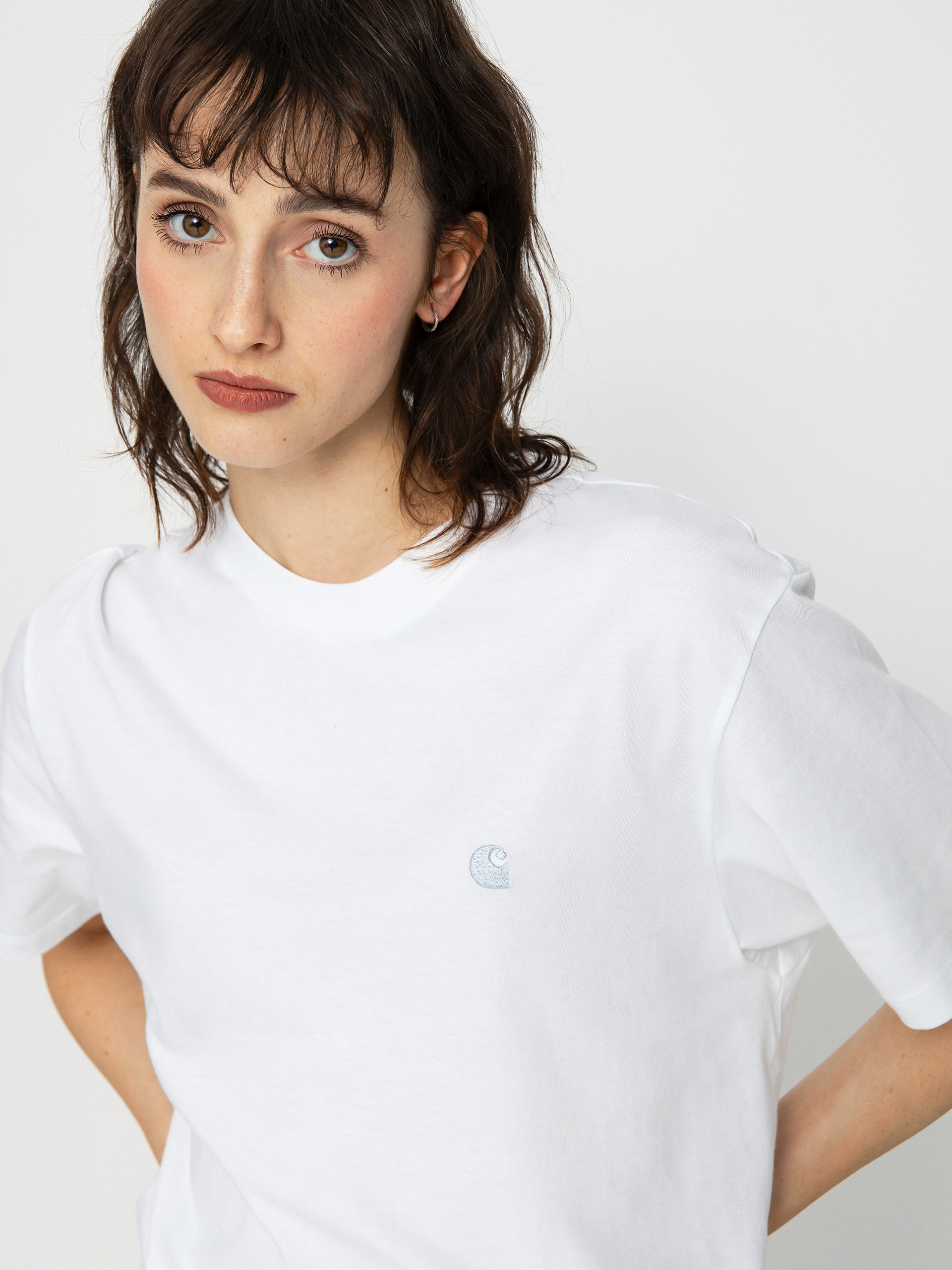 Carhartt WIP Casey póló Wmn (white/silver)