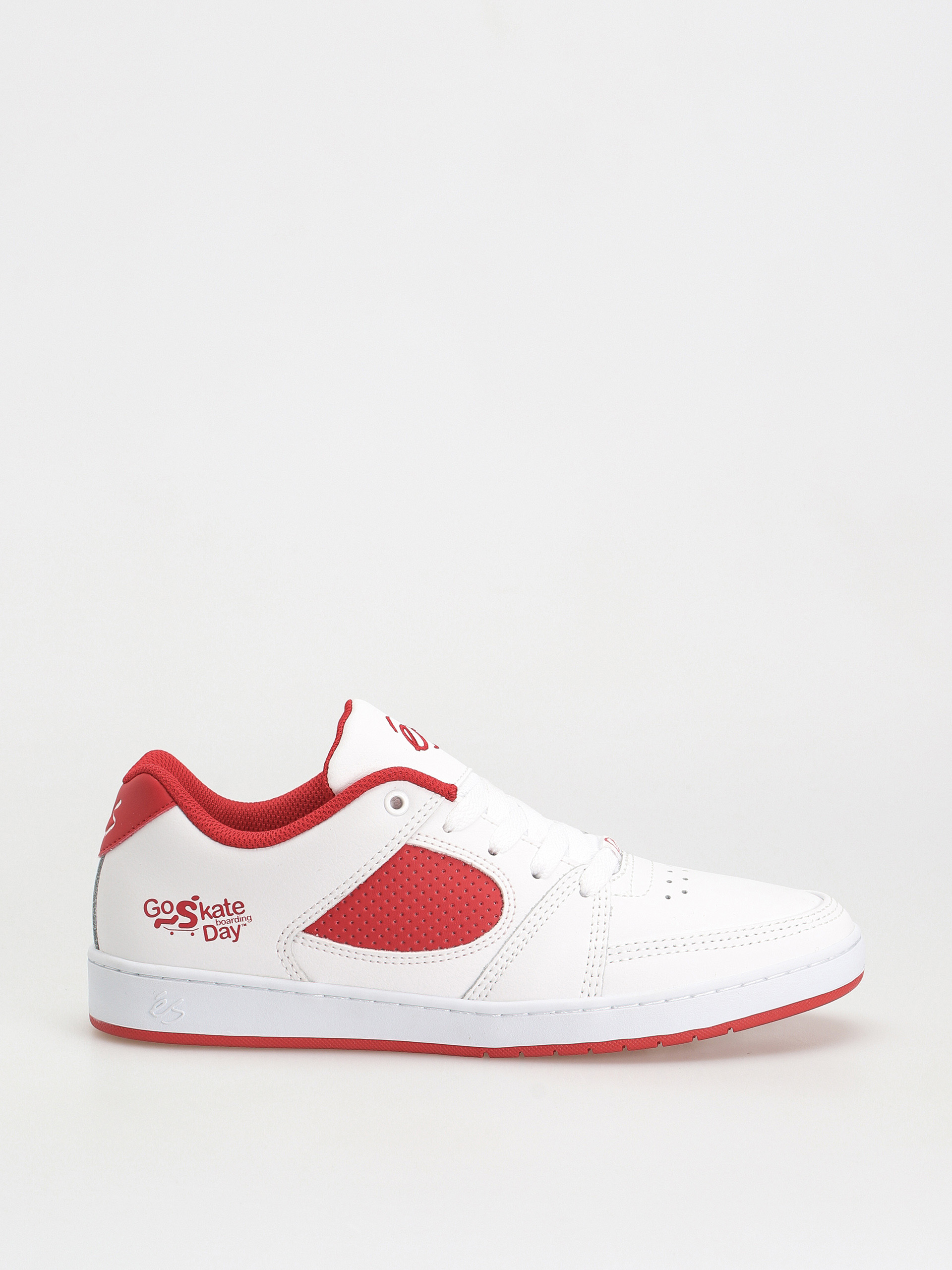 eS Accel Slim X Go Skateboarding Cipők (white/red)