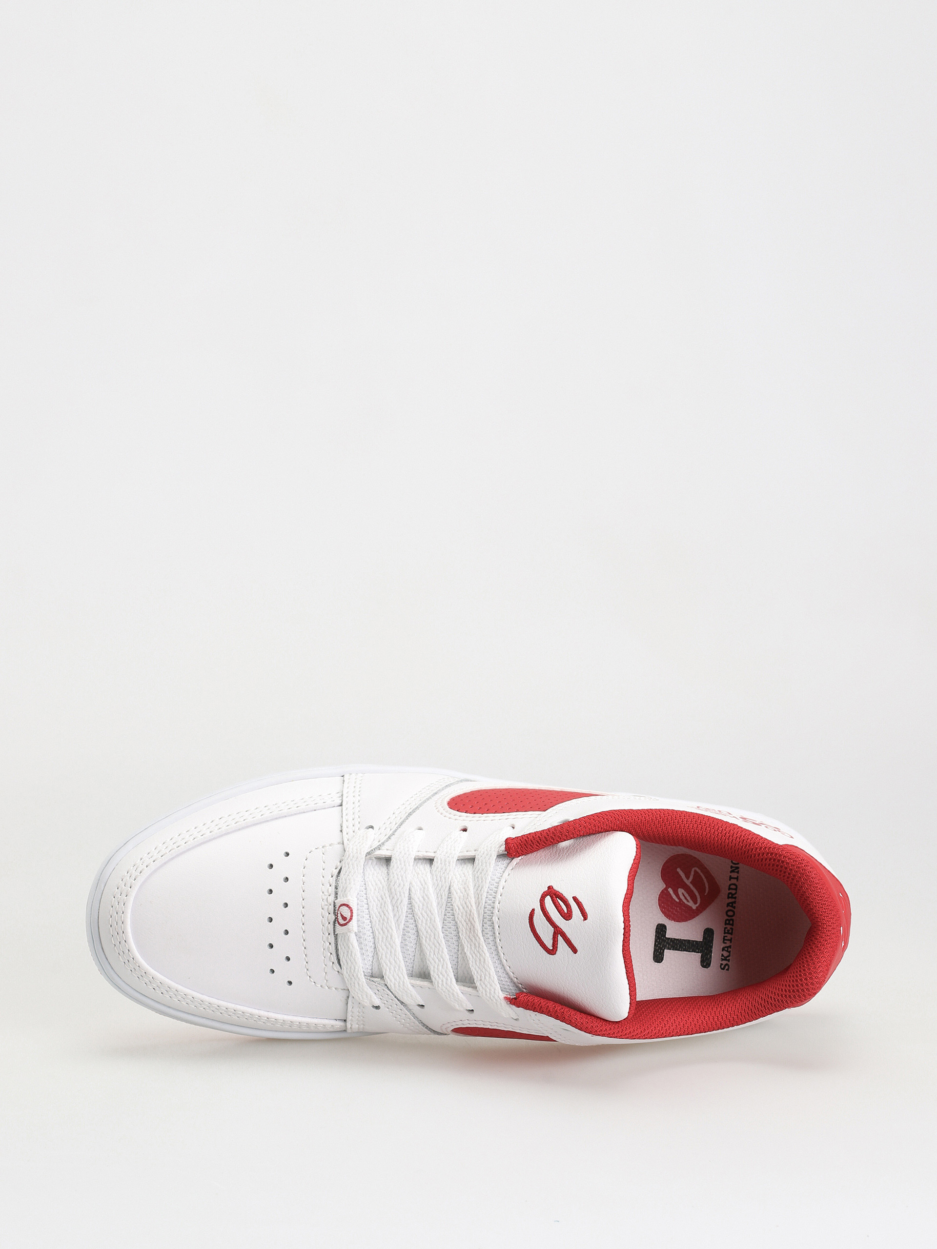 eS Accel Slim X Go Skateboarding Cipők (white/red)