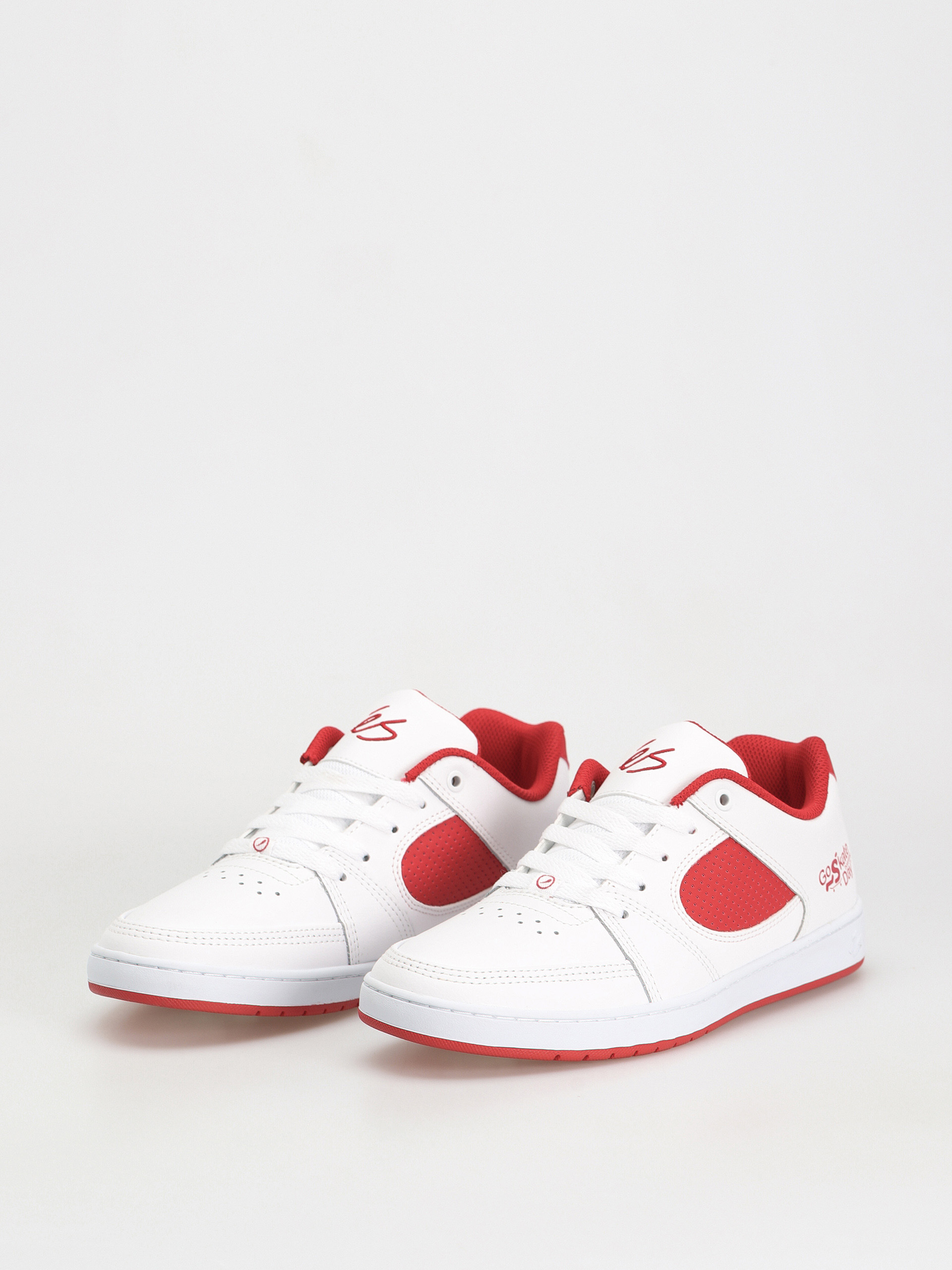 eS Accel Slim X Go Skateboarding Cipők (white/red)