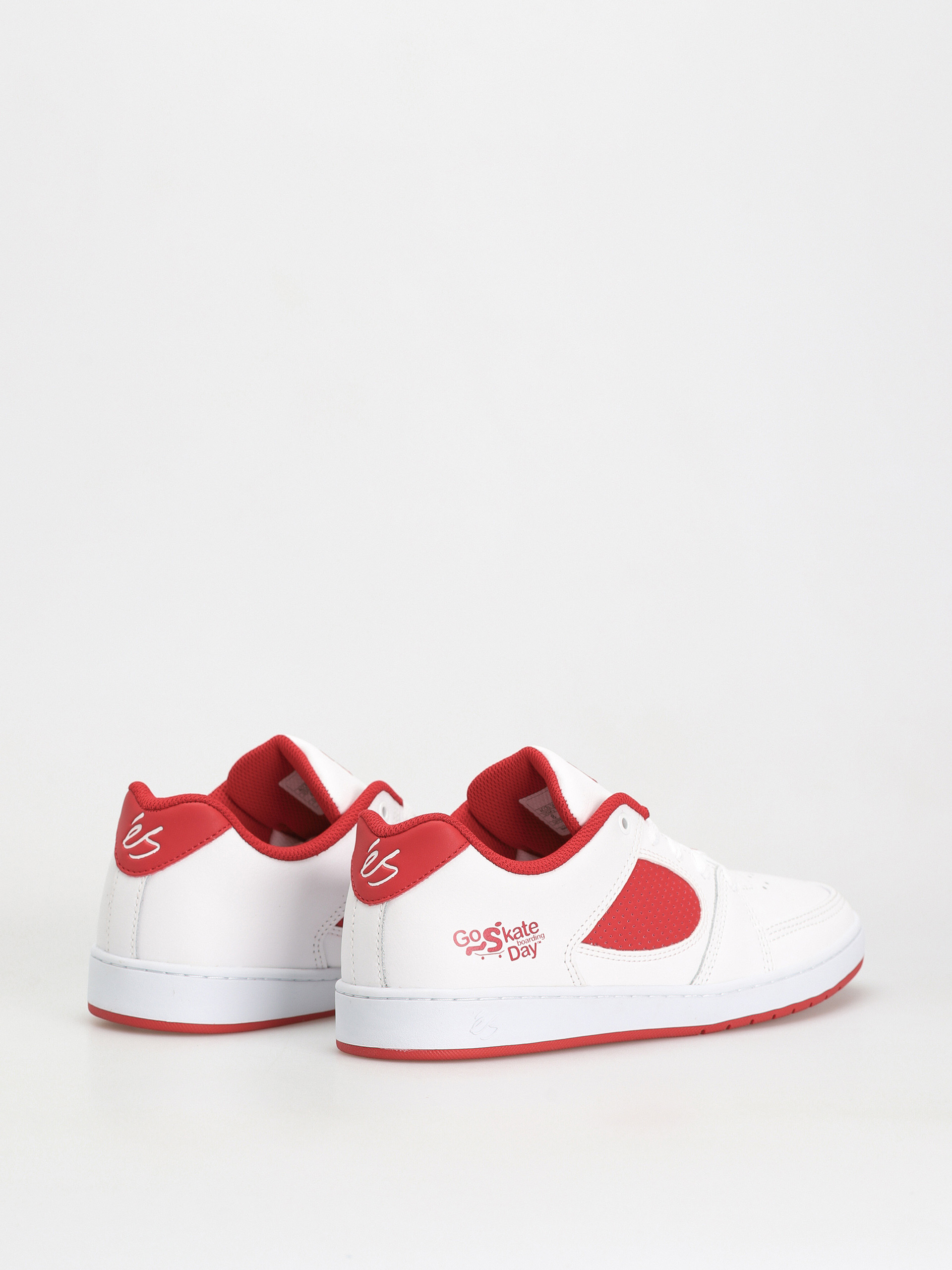 eS Accel Slim X Go Skateboarding Cipők (white/red)