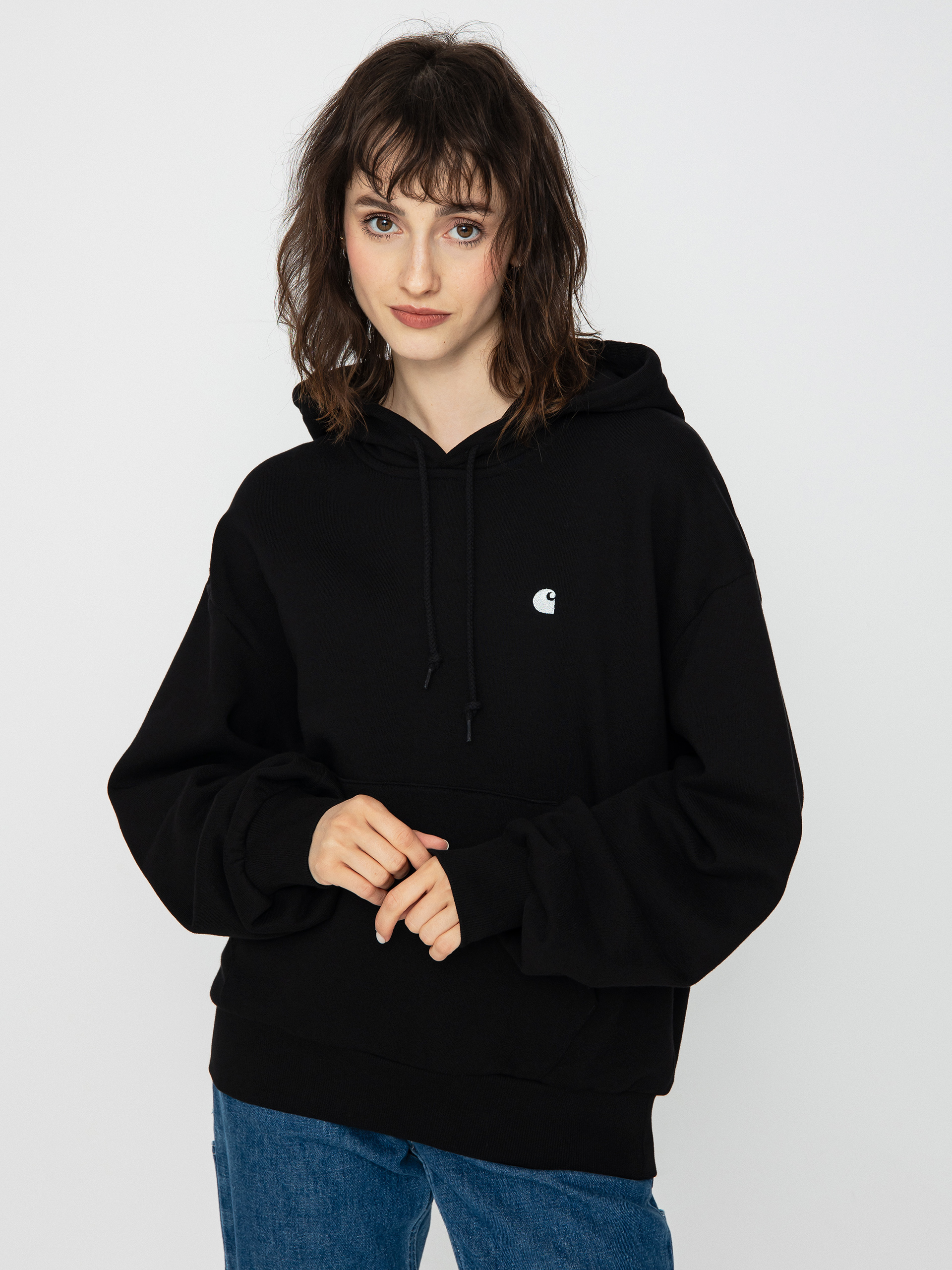 Carhartt WIP Casey HD Kapucnis pulóver Wmn (black/silver)