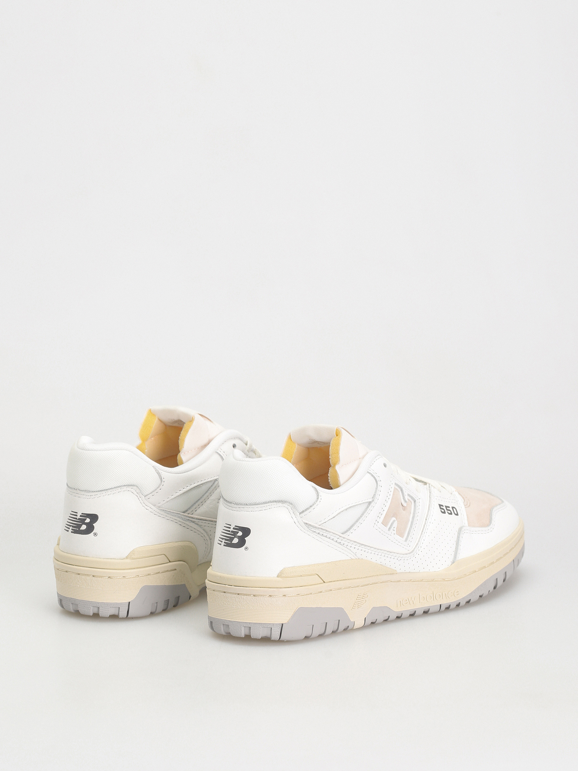 New Balance 550 Cipők (white/timberwolf/raincloud)