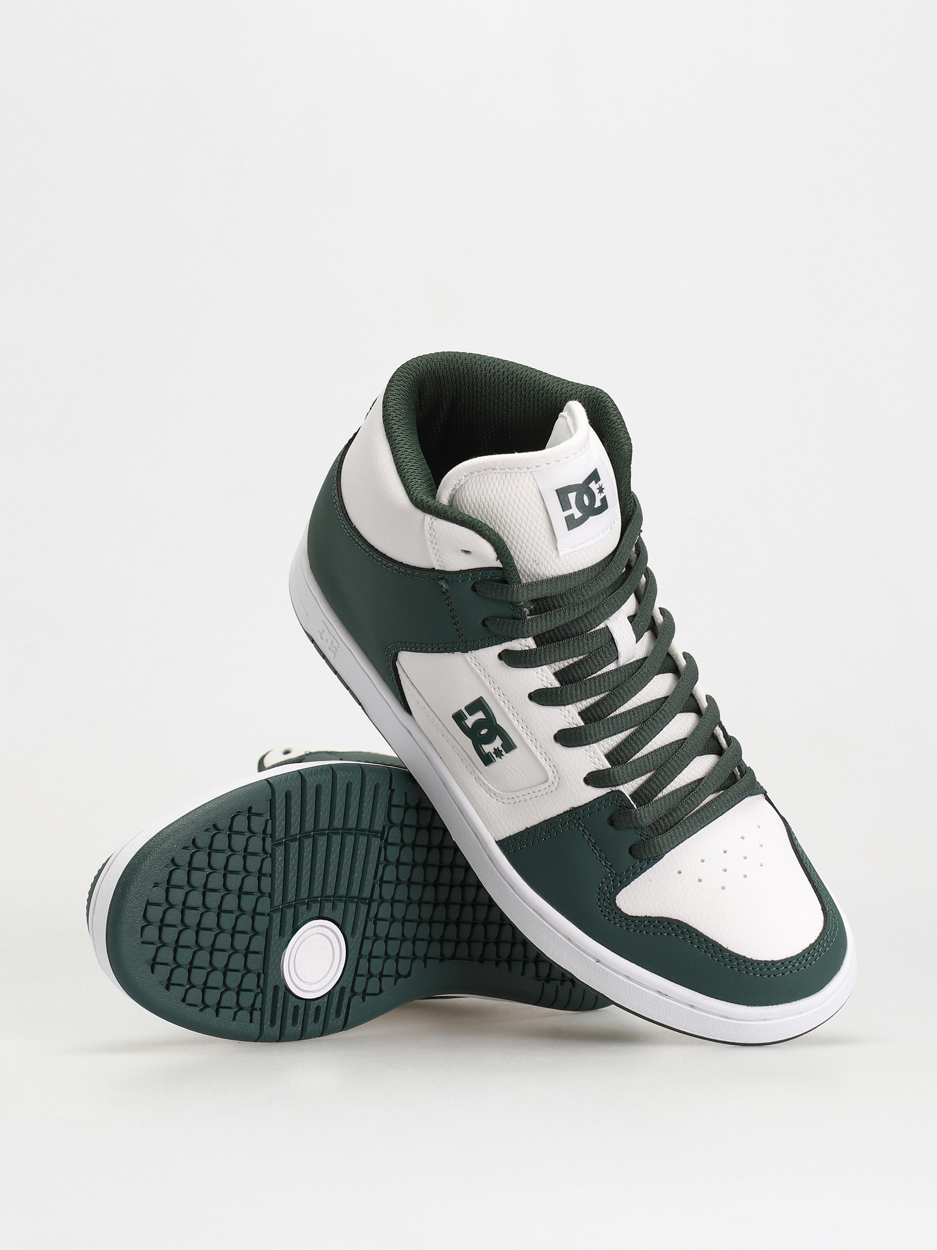 DC Manteca 4 Hi Cipők (white/dark olive)
