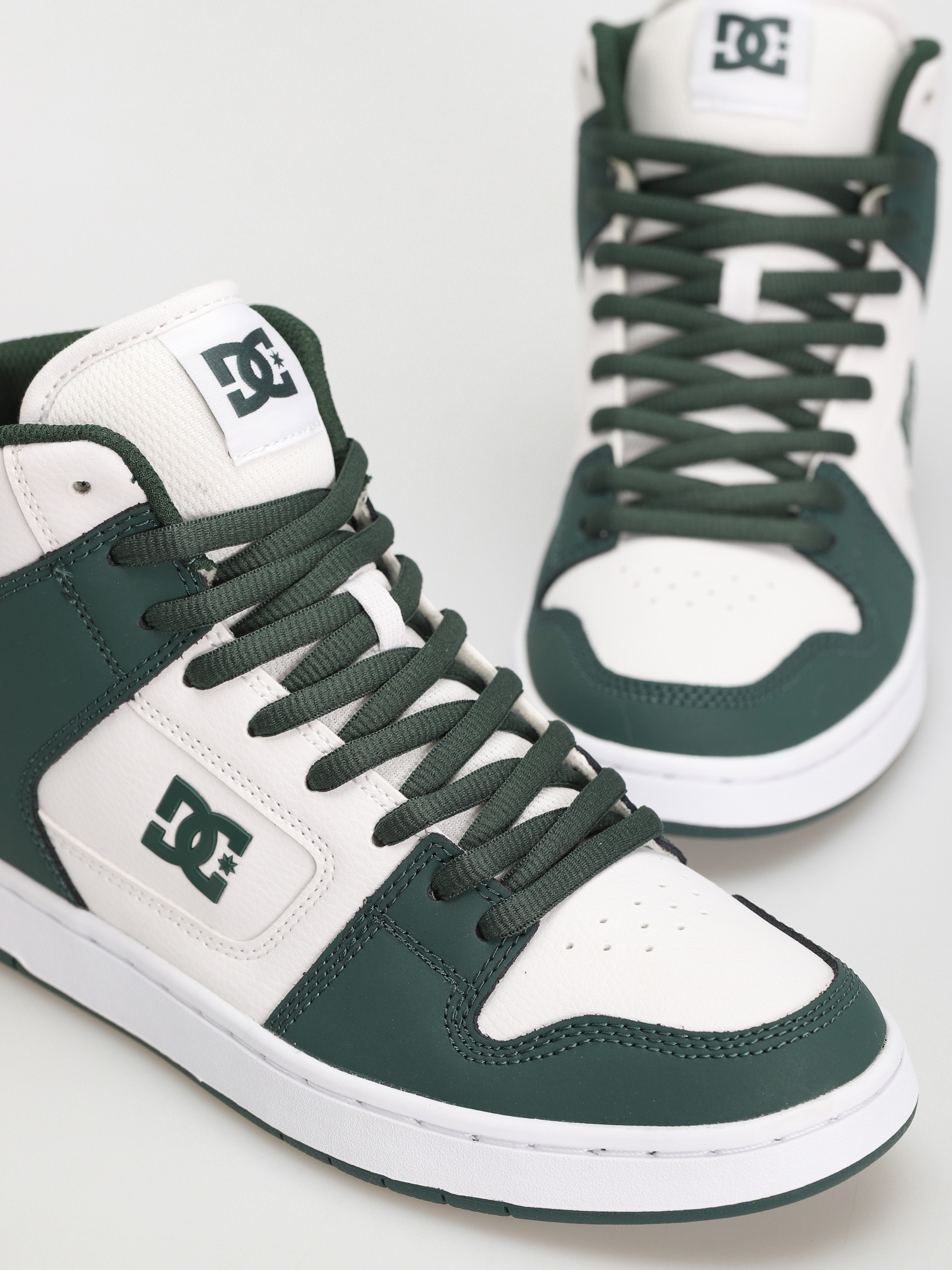 DC Manteca 4 Hi Cipők (white/dark olive)