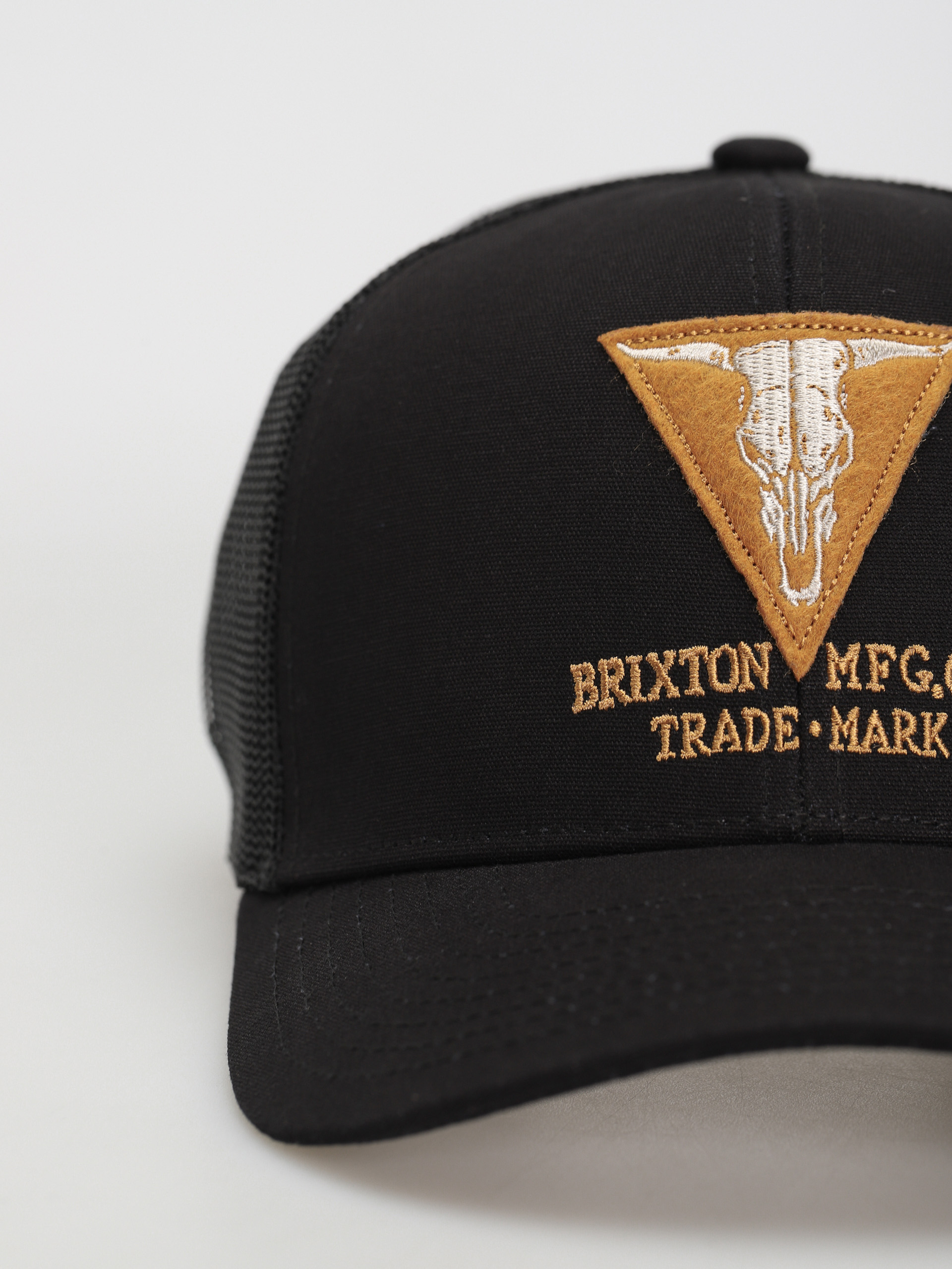 Brixton Gunston Netplus Mp Trucker Hat Baseball sapka (black/black)