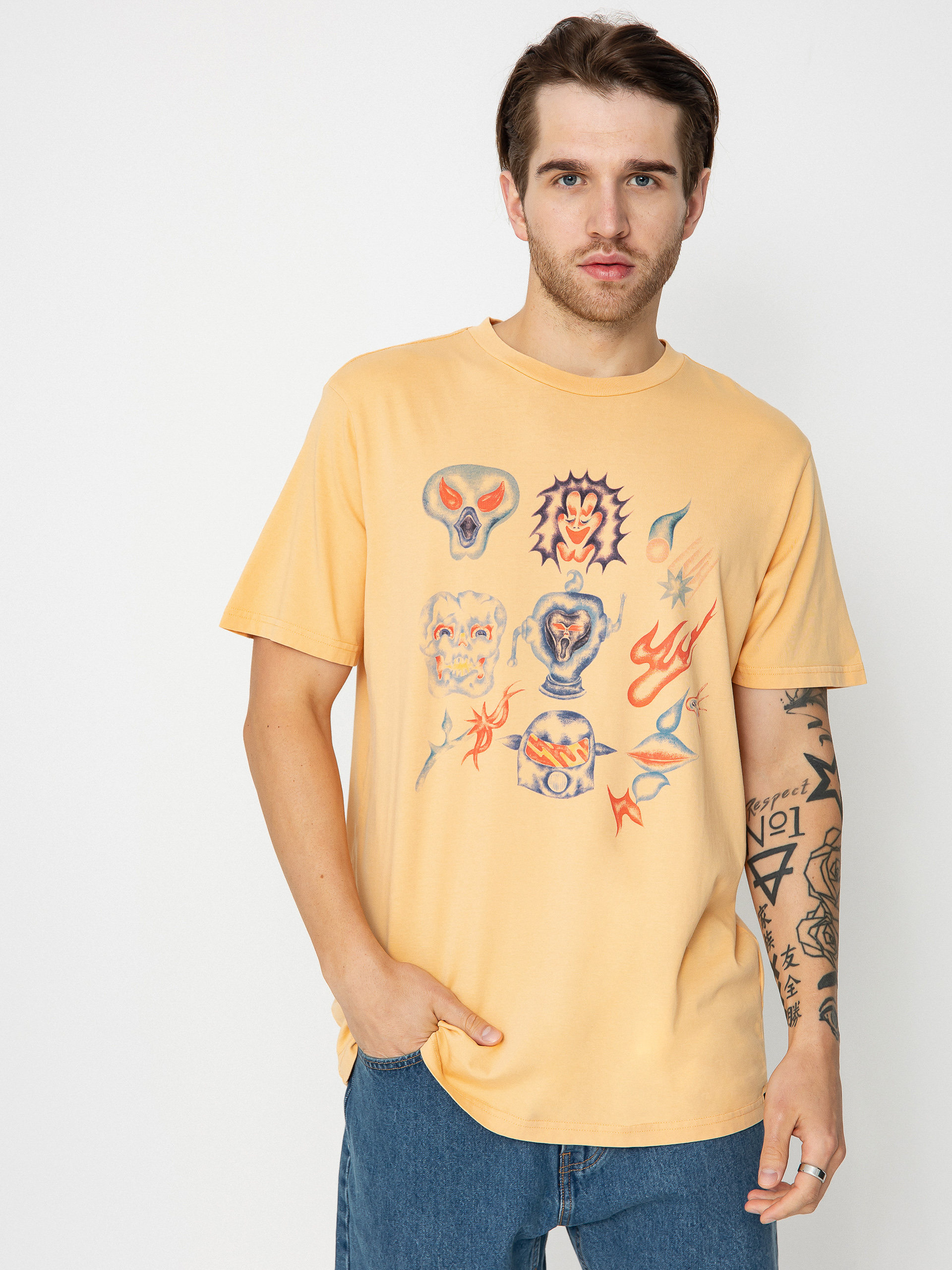 Volcom Fa Sam Ryser póló (flash orange)