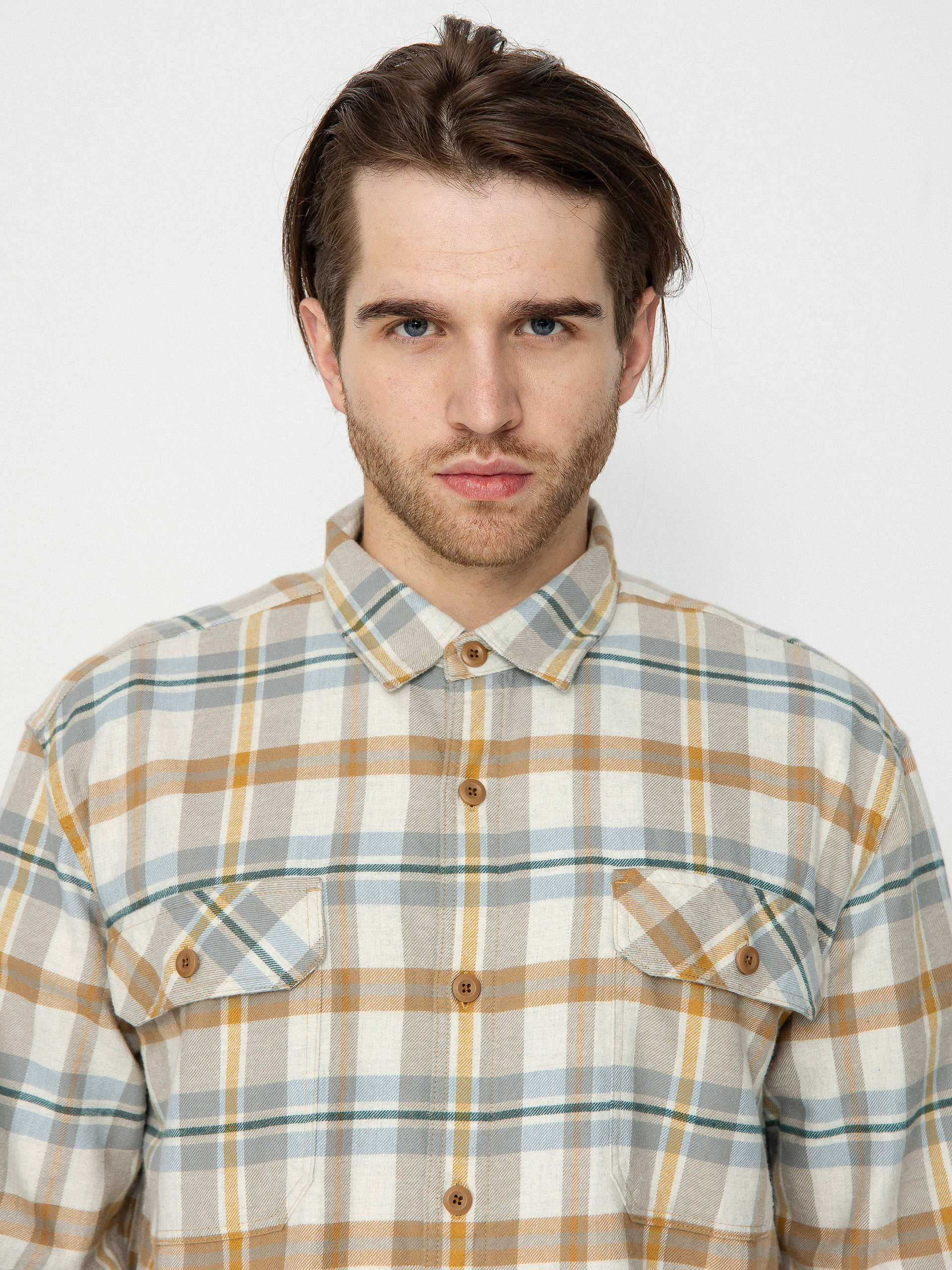 Patagonia Organic Cotton Fjord Flannel Ing (fields/natural)