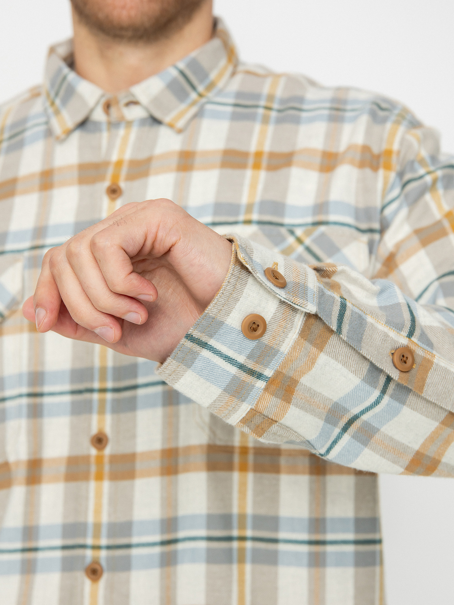 Patagonia Organic Cotton Fjord Flannel Ing (fields/natural)