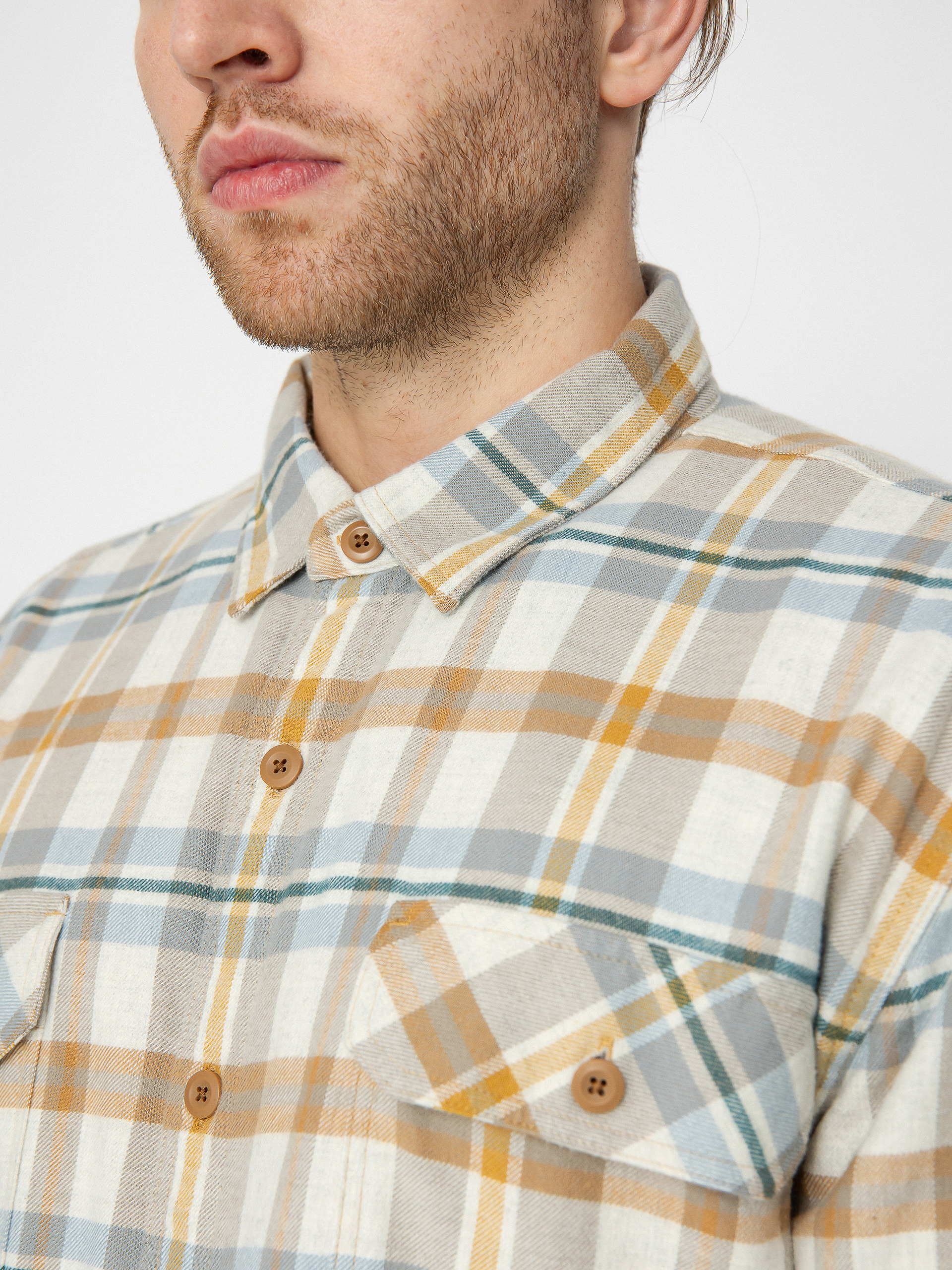 Patagonia Organic Cotton Fjord Flannel Ing (fields/natural)