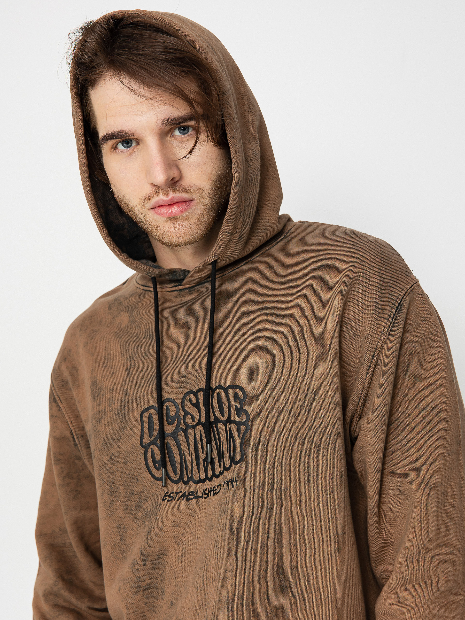 DC Contour HD Kapucnis pulóver (bison storm wash)