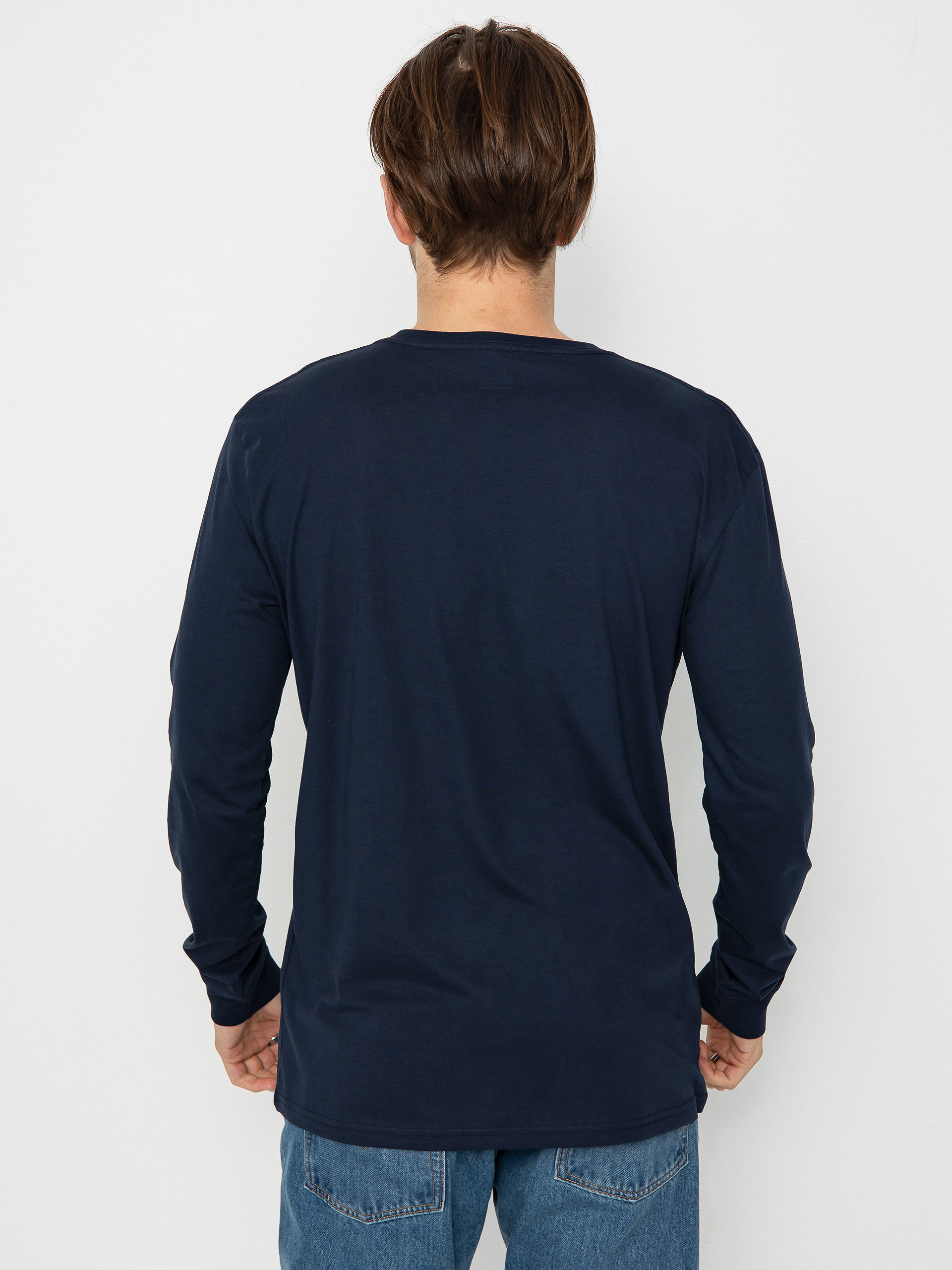 Quiksilver Circled Script Front Hosszú ujjú felső (navy blazer)