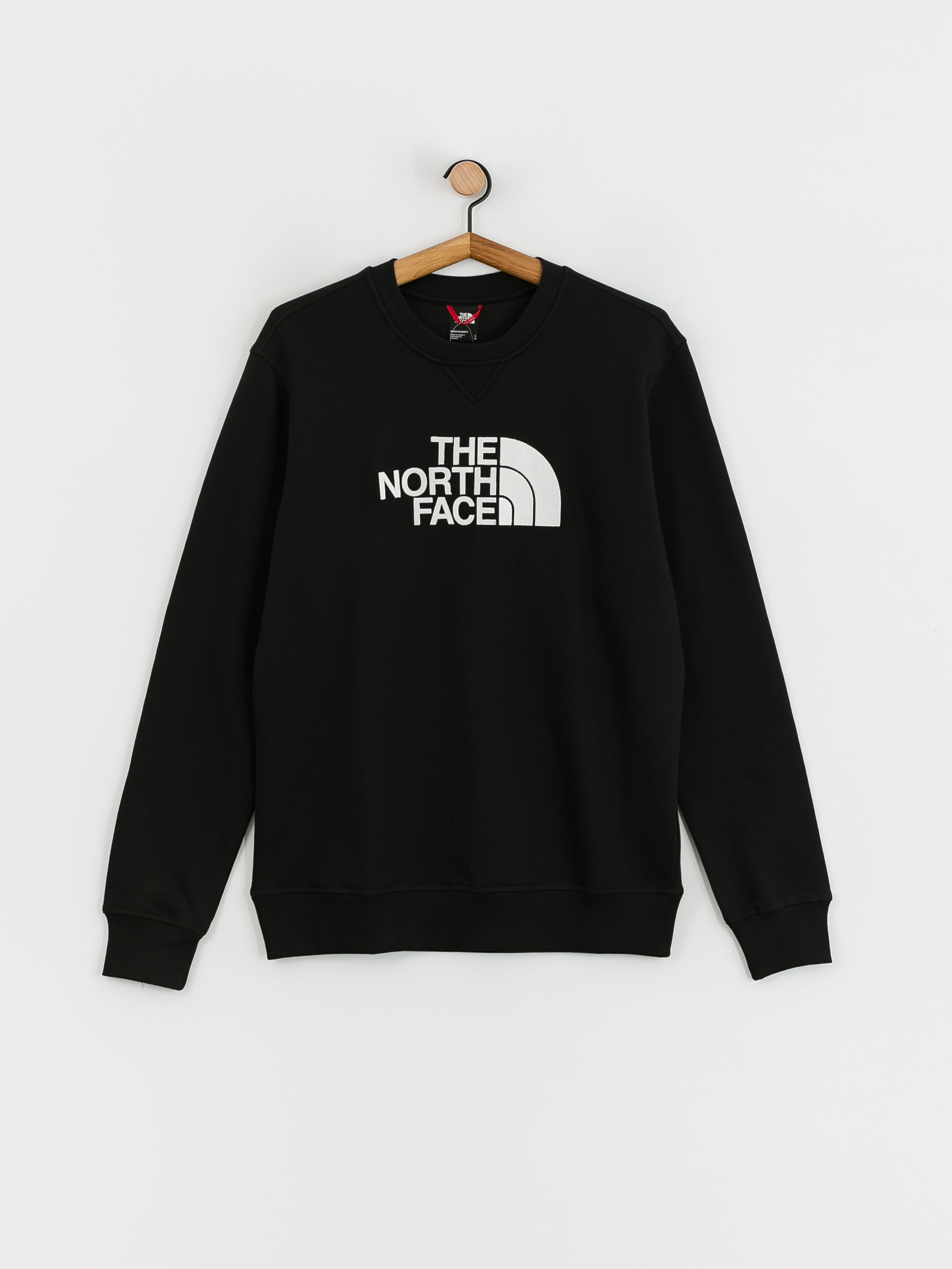The North Face Drew Peak Crew Pulóver (tnf black/tnf white)