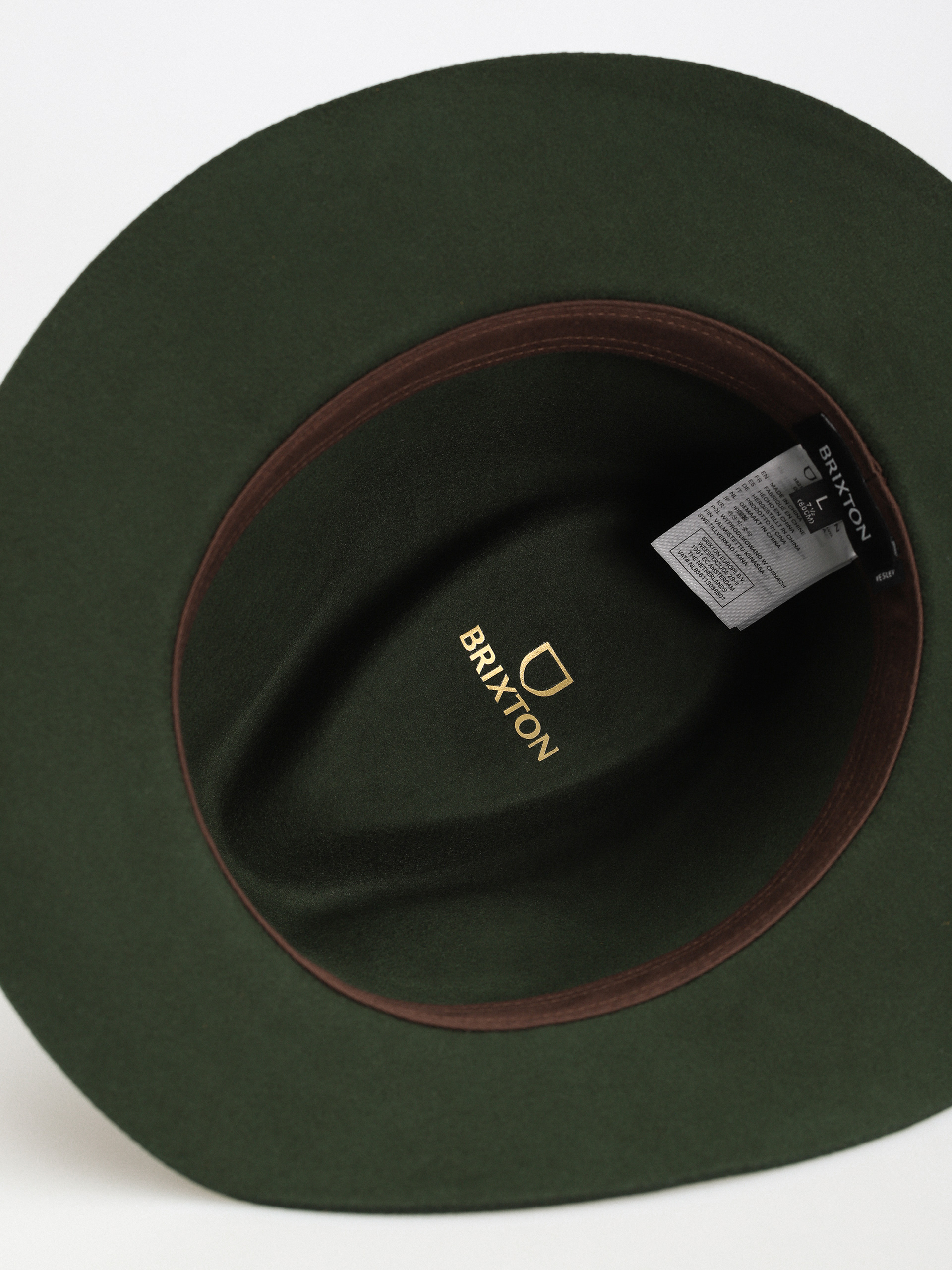 Brixton Wesley Fedora Kalap (moss)