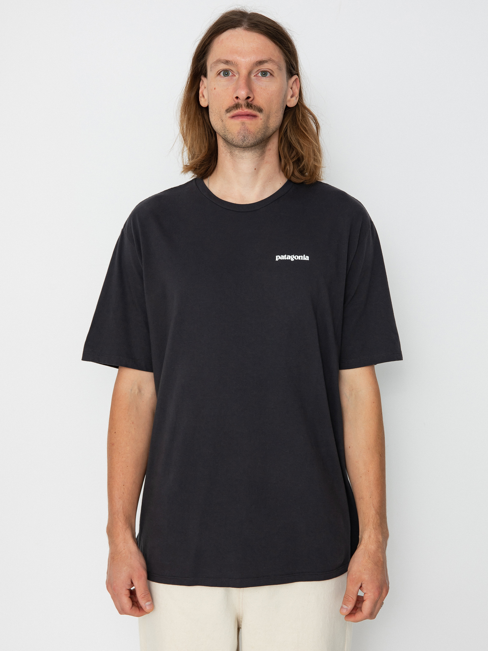 Patagonia P 6 Mission Organic póló (ink black)