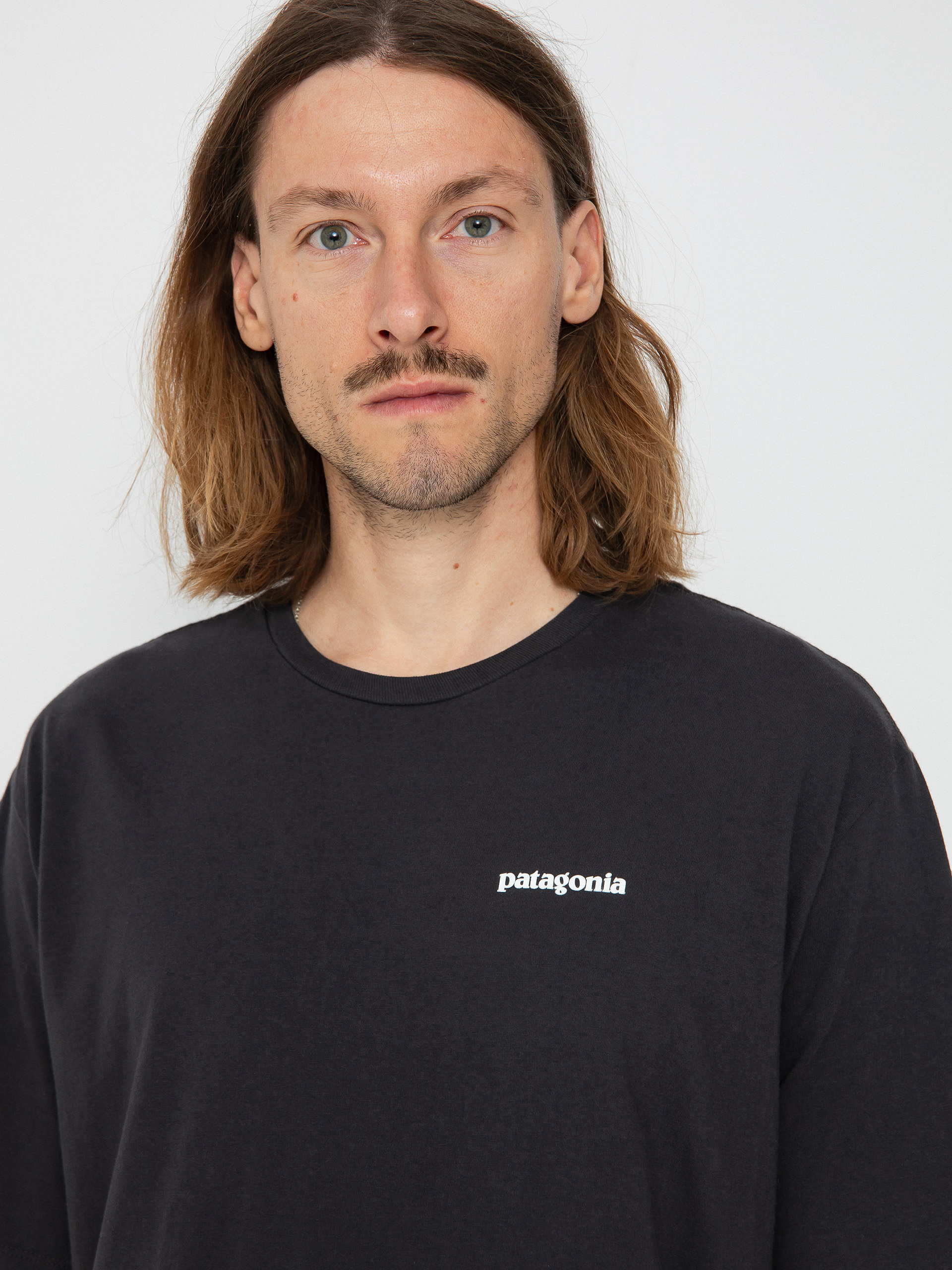 Patagonia P 6 Mission Organic póló (ink black)