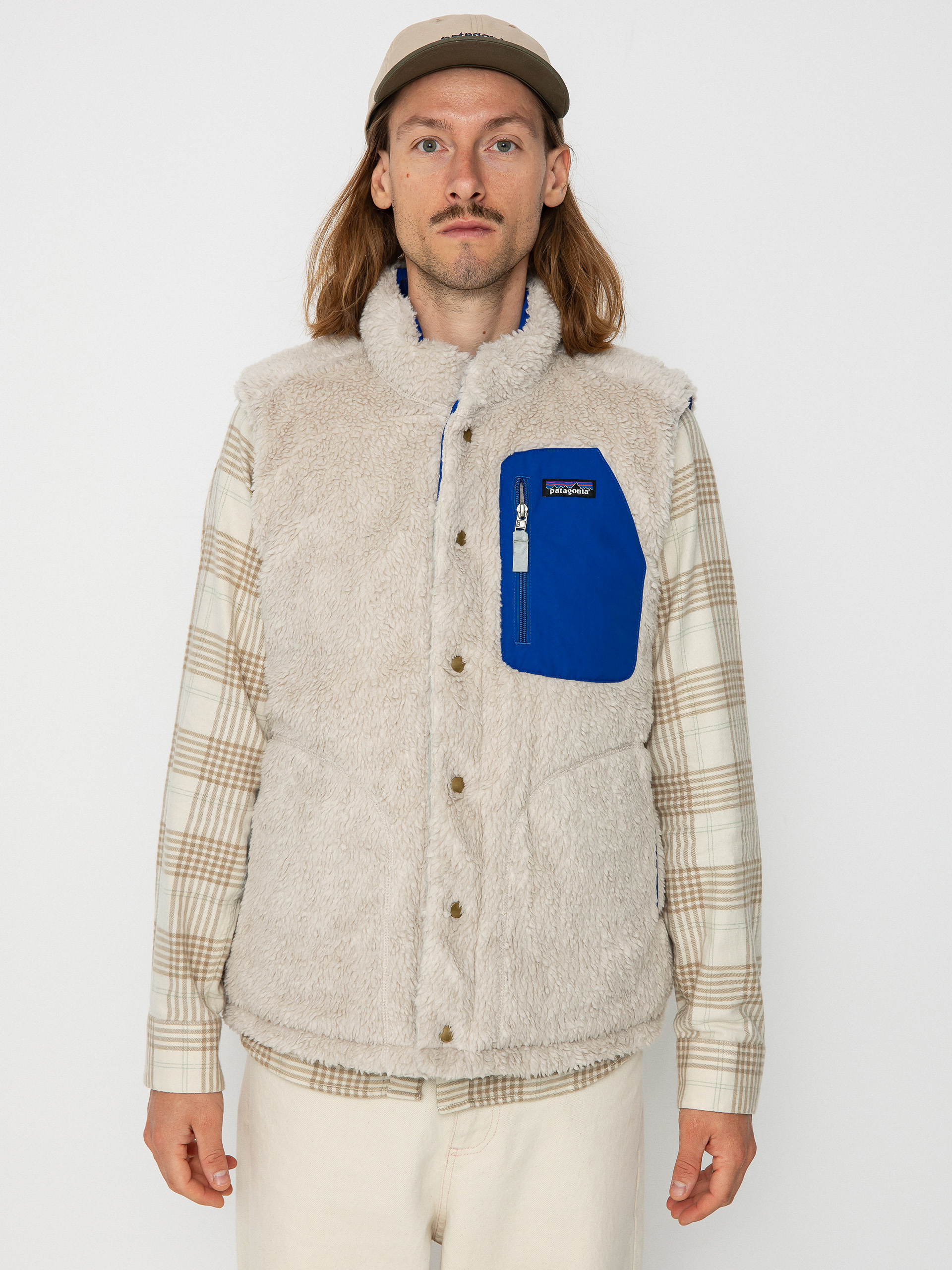 Patagonia Reversible Bivy Down Vest Mellény (sleet green)